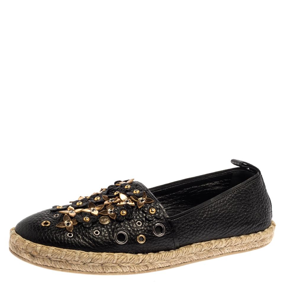 LOUIS VUITTON TROPICAL BLOOM LEATHER ESPADRILLES