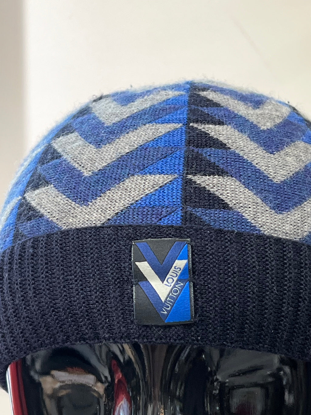 LOUIS VUITTON V OBSESSION WOOL BEANIE HAT