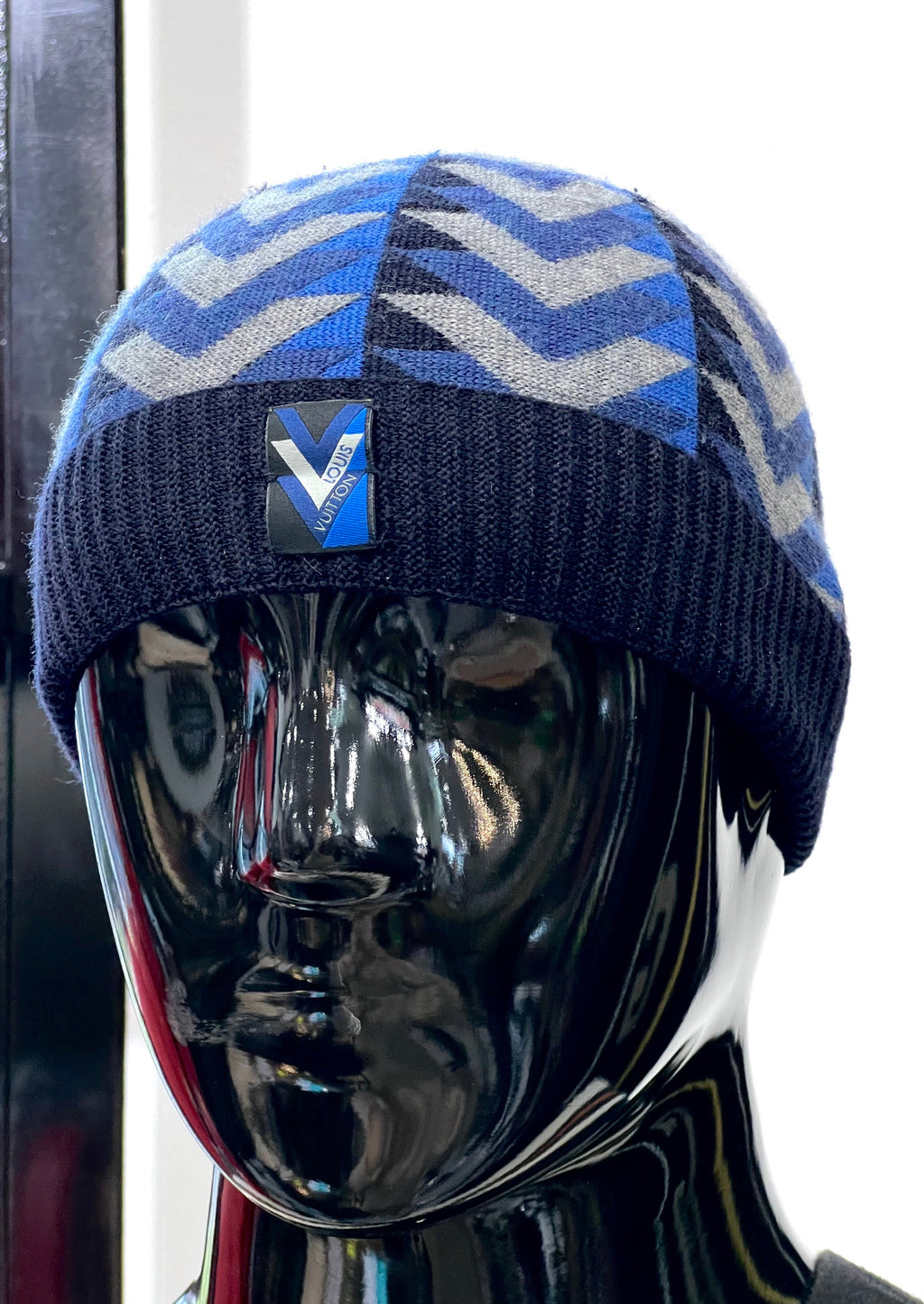 LOUIS VUITTON V OBSESSION WOOL BEANIE HAT