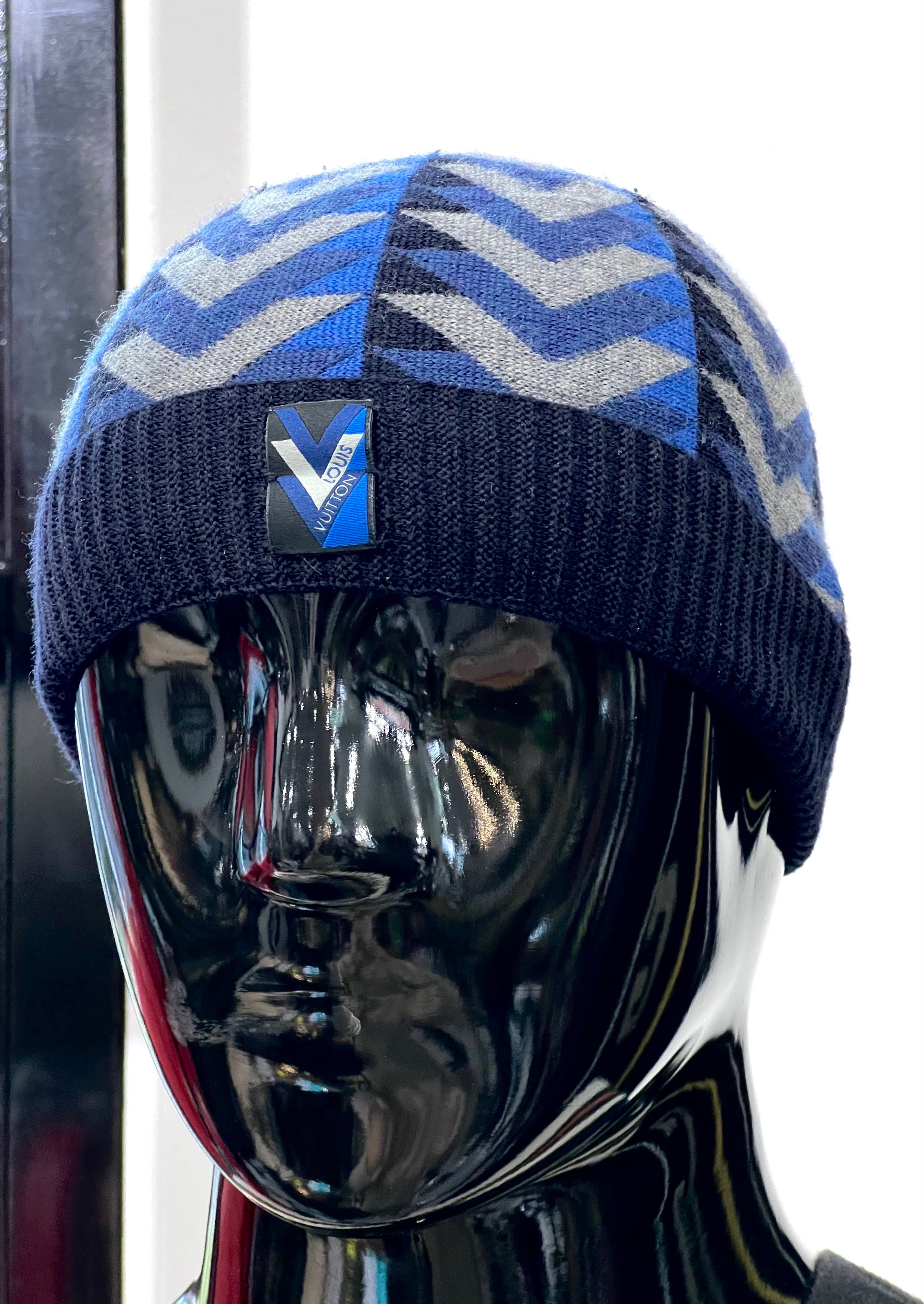 LOUIS VUITTON V OBSESSION WOOL BEANIE HAT