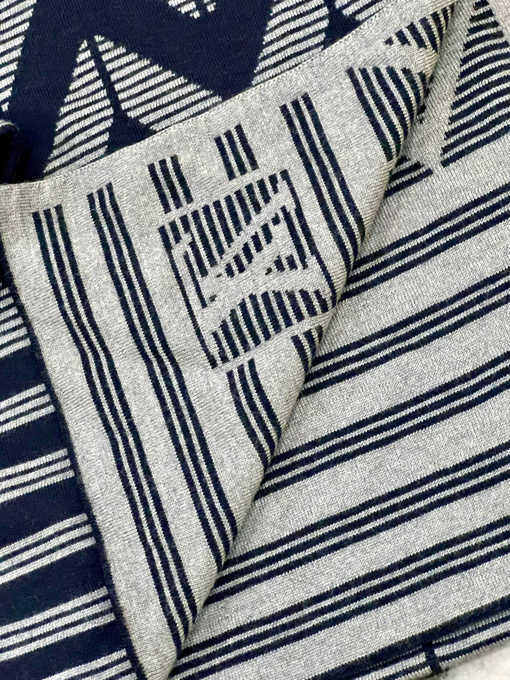 LOUIS VUITTON KARAKOSTRIP WOOL CASHMERE LV SCARF