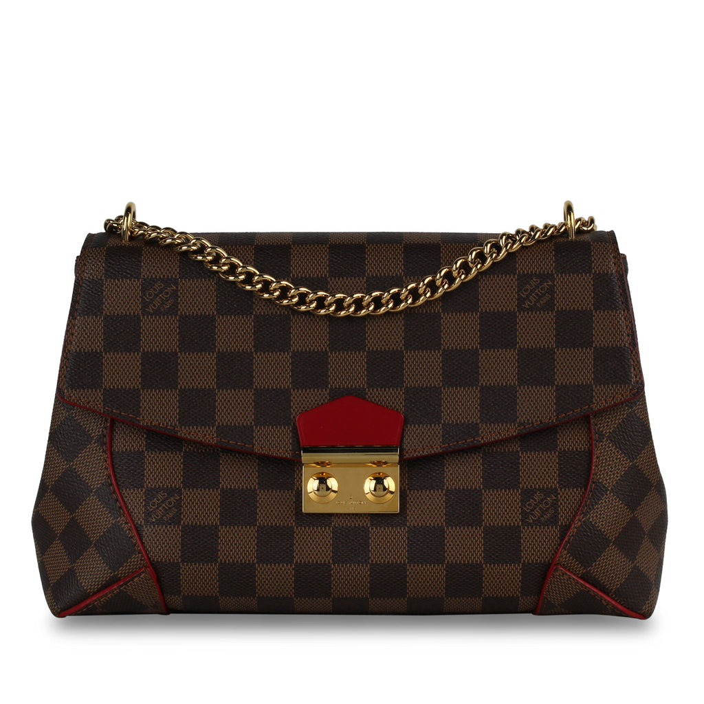 Louis Vuitton Caissa Clutch Cerise - Damier Ebene