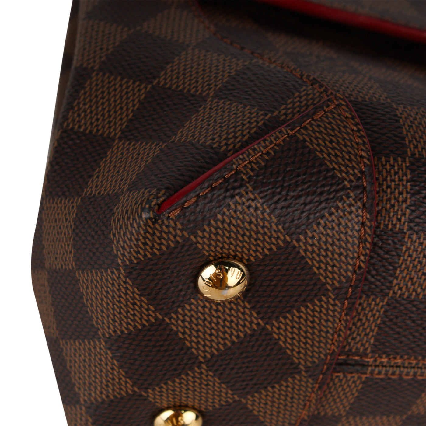Louis Vuitton Caissa Clutch Cerise - Damier Ebene