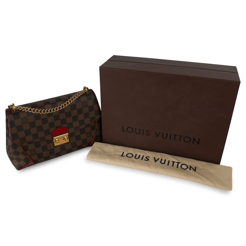 Louis Vuitton Caissa Clutch Cerise - Damier Ebene