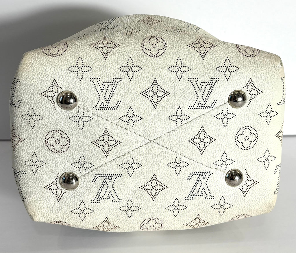 LOUIS VUITTON BELLA MAHINA PERFORATED CALFSKIN LEATHER BAG