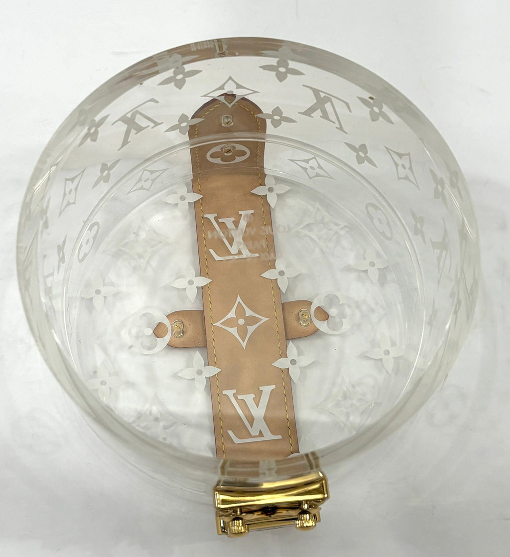 LOUIS VUITTON CLEAR MONOGRAM PRINT SCOTT BOX CASE