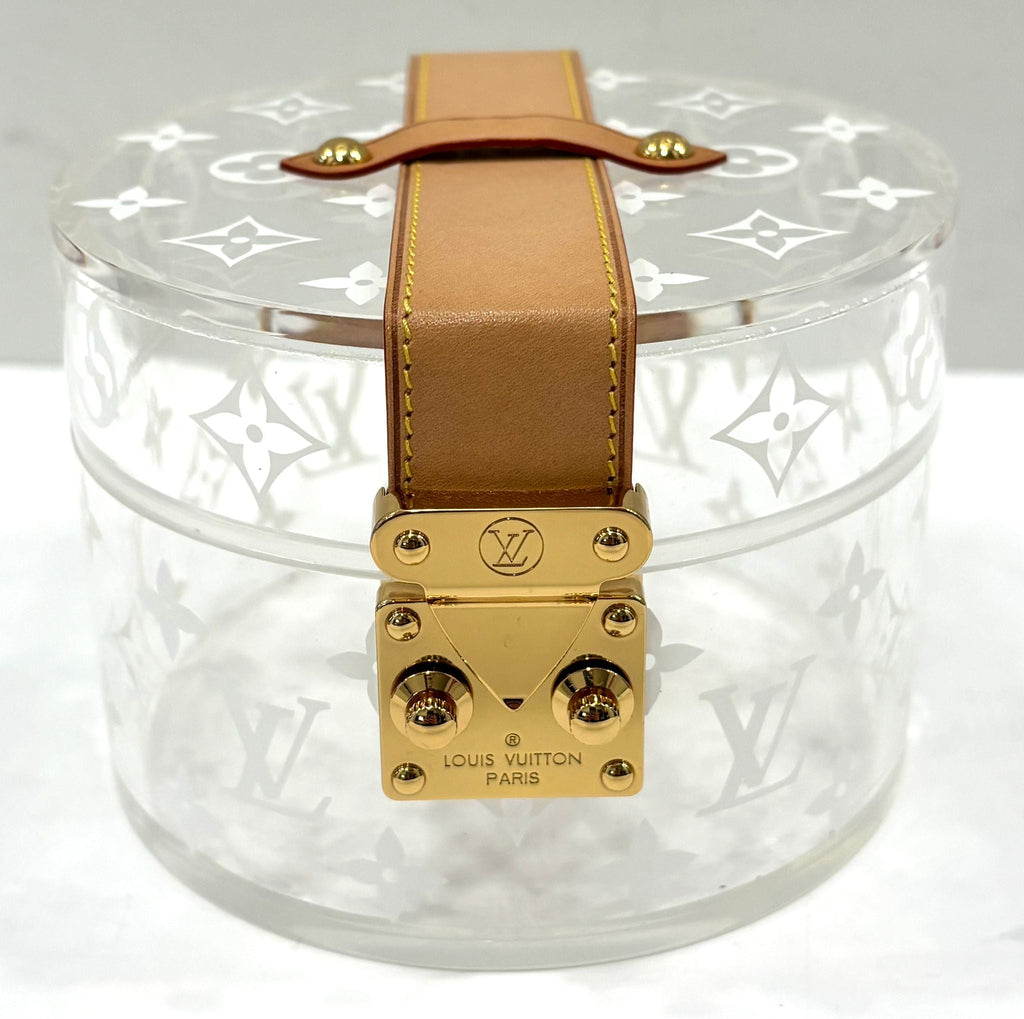 LOUIS VUITTON CLEAR MONOGRAM PRINT SCOTT BOX CASE