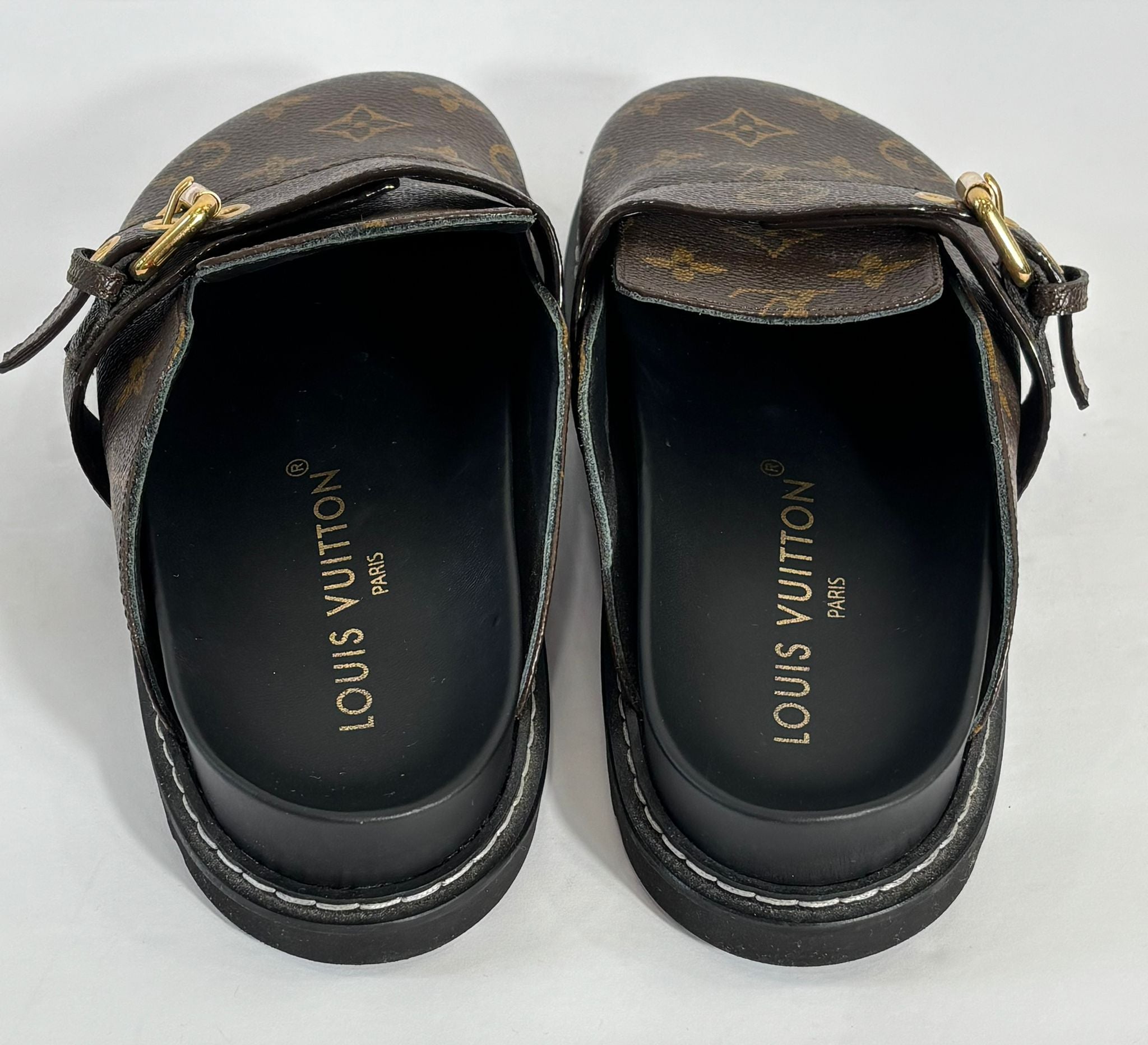 LOUIS VUITTON MONOGRAM COSY FLAT COMFORT MULES