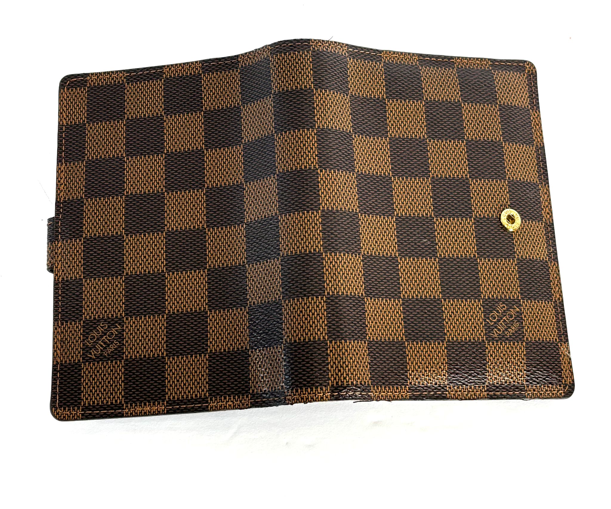 LOUIS VUITTON DAMIER EBENE AGENDA COVER PM