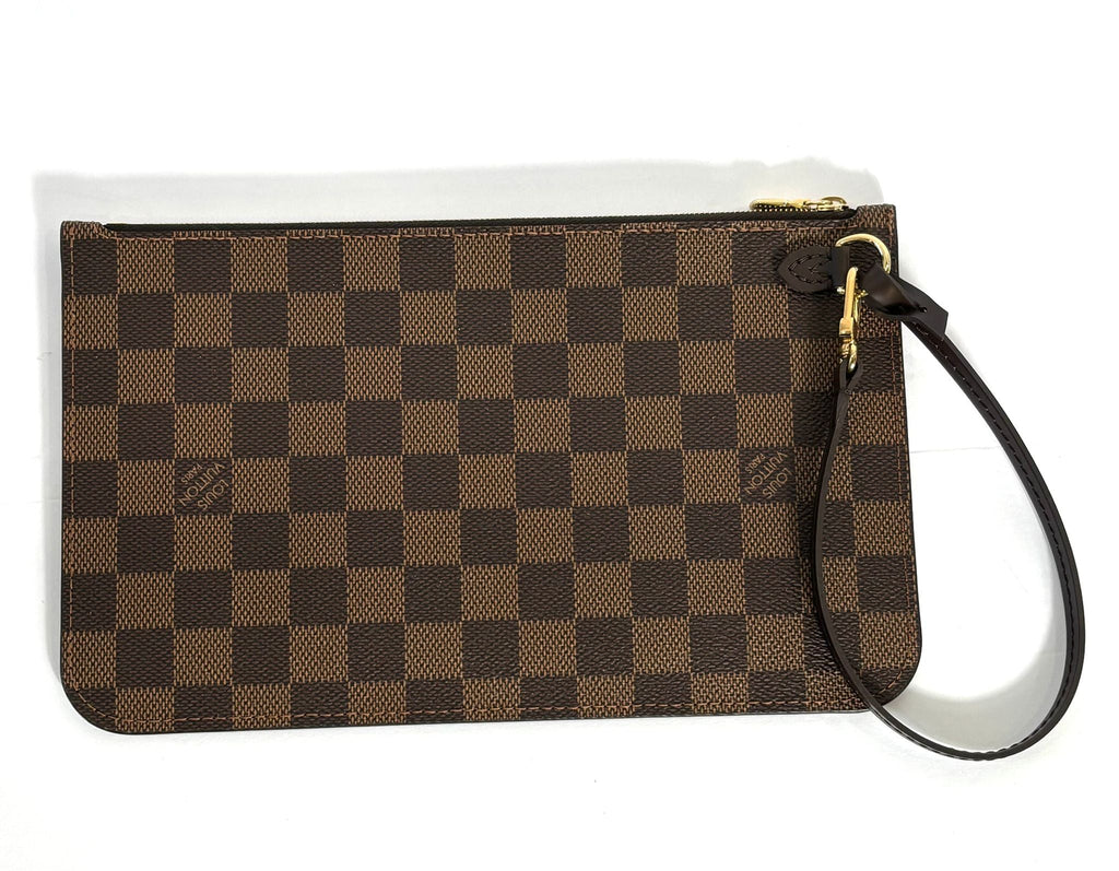 LOUIS VUITTON DAMIER EBENE NEVERFULL MM POCHETTE