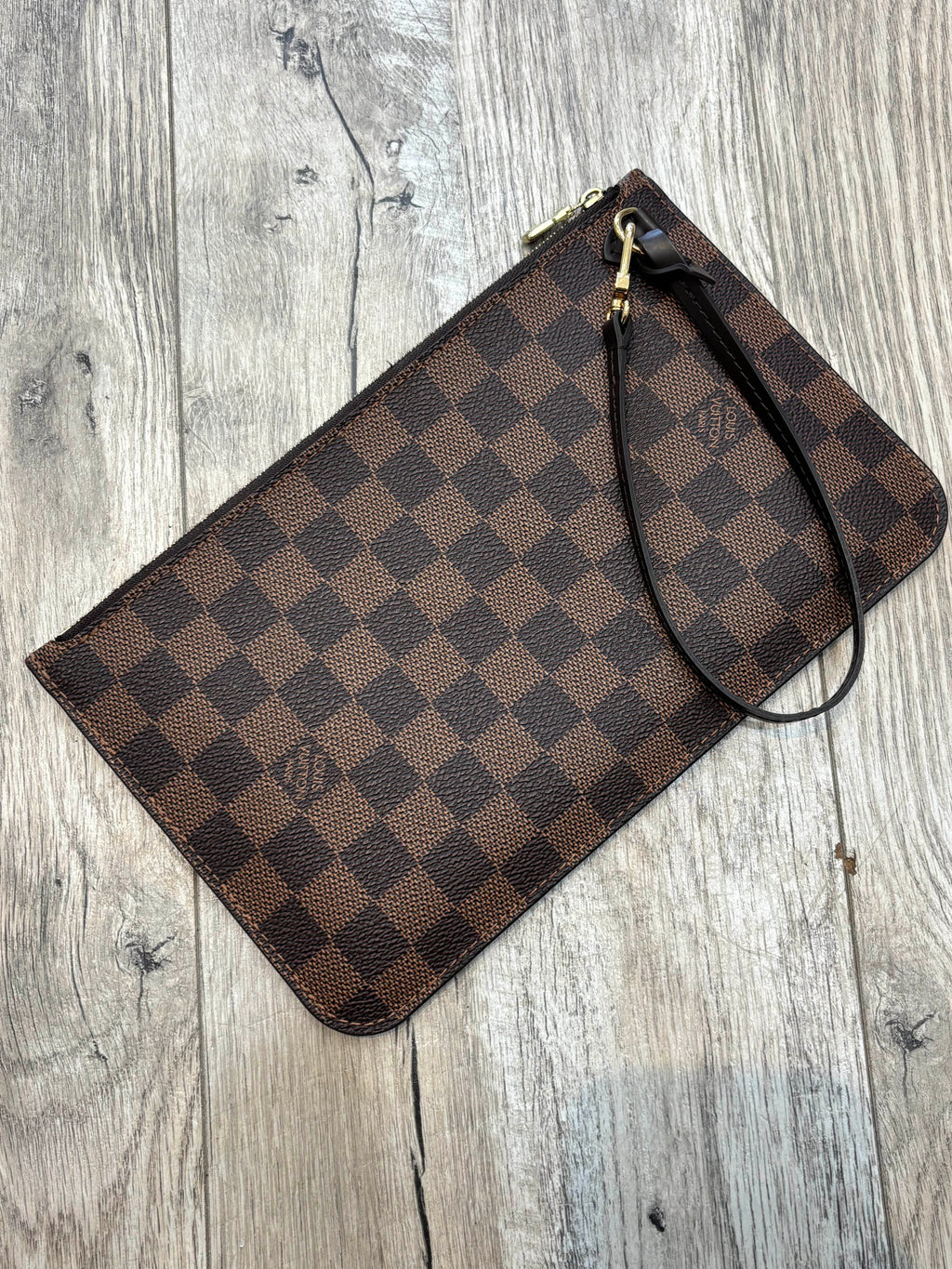 LOUIS VUITTON DAMIER EBENE NEVERFULL POCHETTE