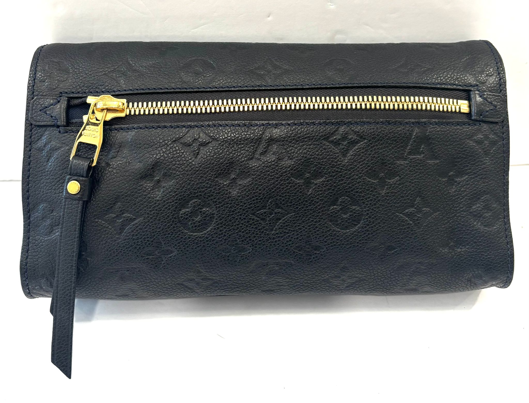LOUIS VUITTON EMPREINTE LEATHER PETILLANTE INFINI CLUTCH BAG