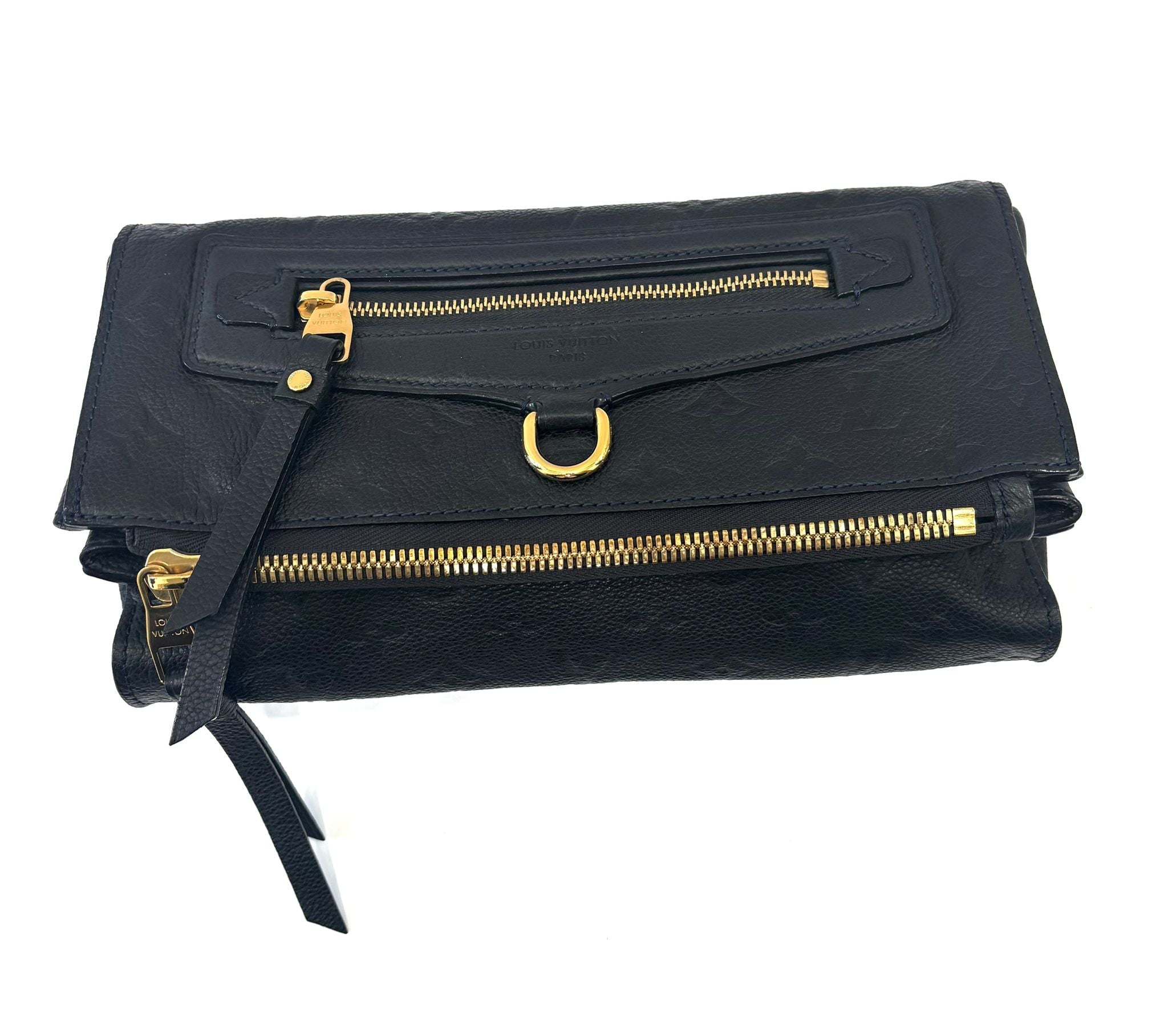 LOUIS VUITTON EMPREINTE LEATHER PETILLANTE INFINI CLUTCH BAG