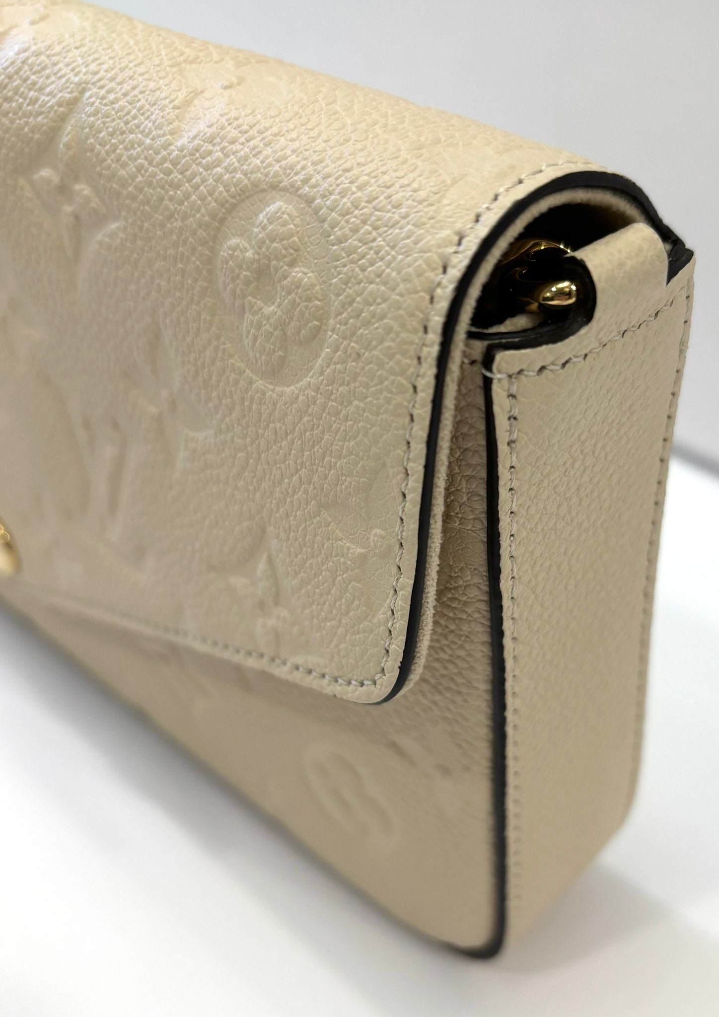 LOUIS VUITTON  MONOGRAM EMPREINTE LEATHER FELICIE POCHETTE