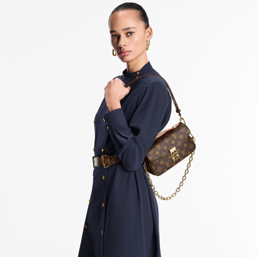 LOUIS VUITTON MONOGRAM POCHETTE MÉTIS EAST WEST BAG