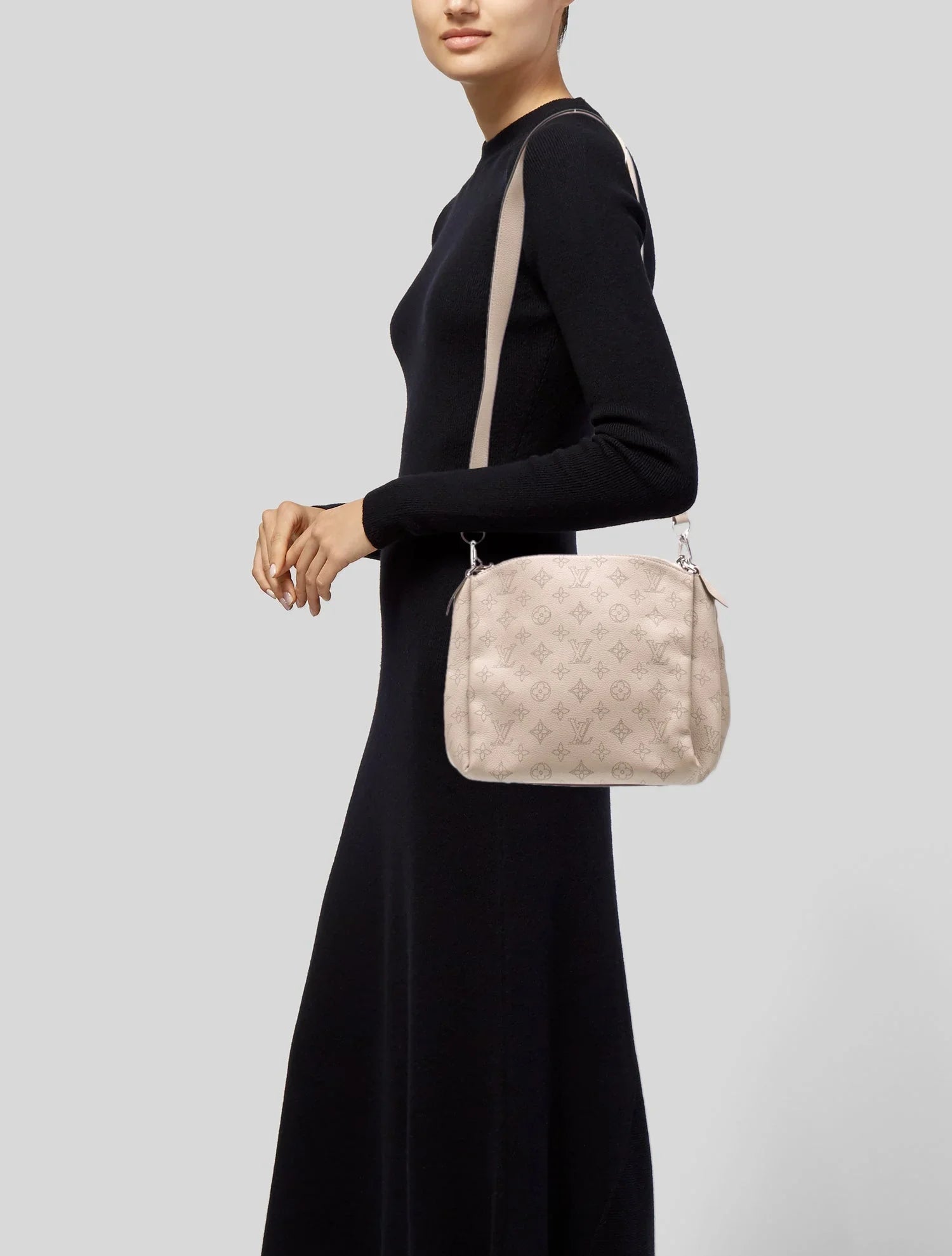 LOUIS VUITTON MONOGRAM MAHINA LEATHER BABYLONE BAG