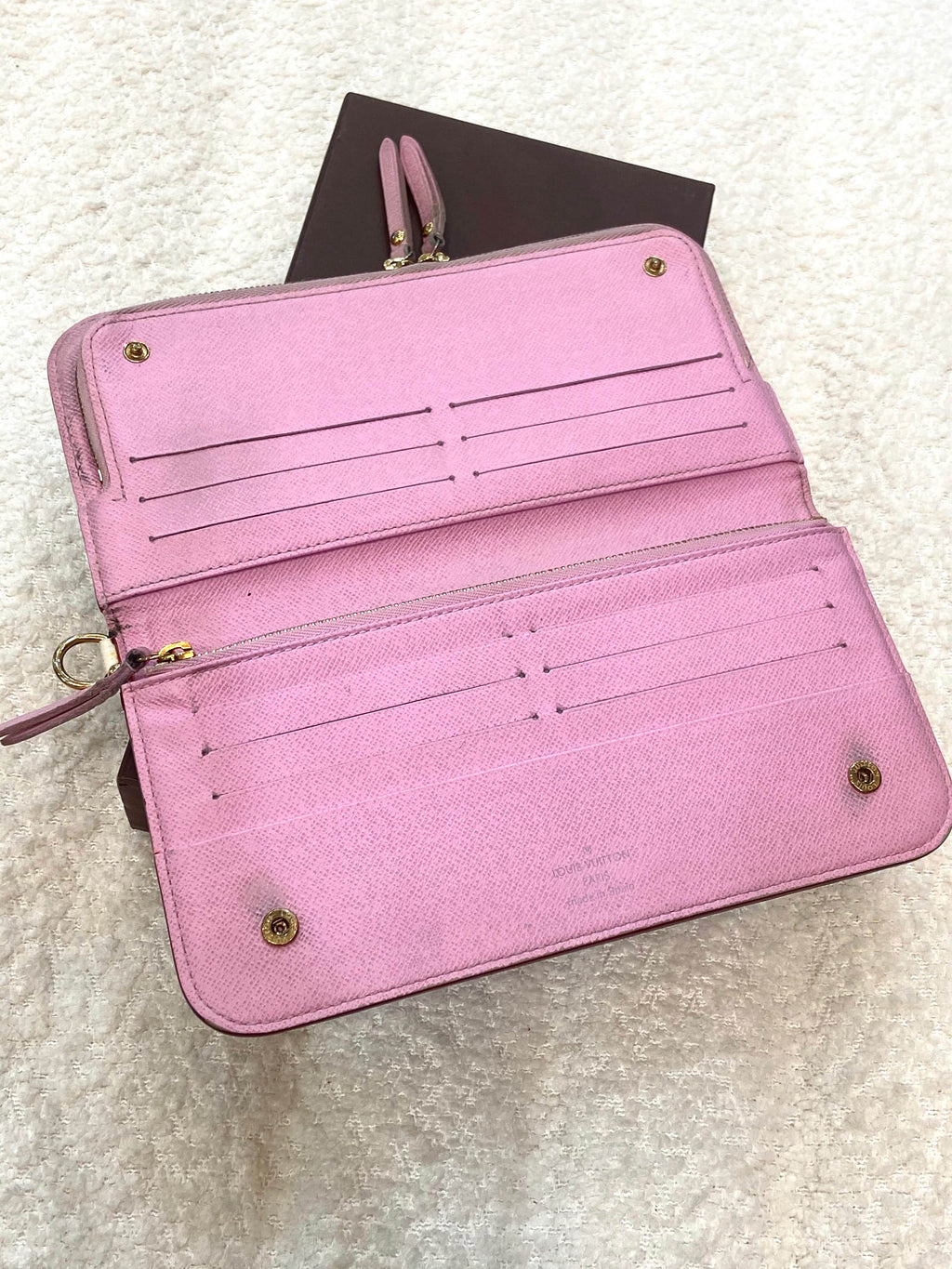 LOUIS VUITTON MULTICOLOR INSOLITE WALLET PINK