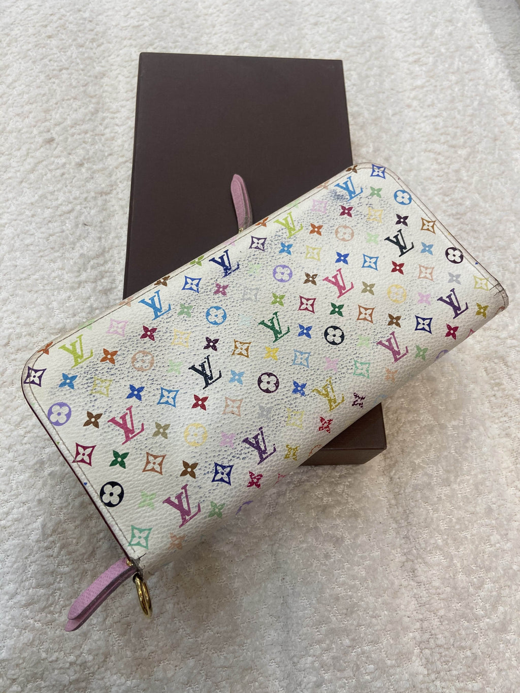 LOUIS VUITTON MULTICOLOR INSOLITE WALLET PINK