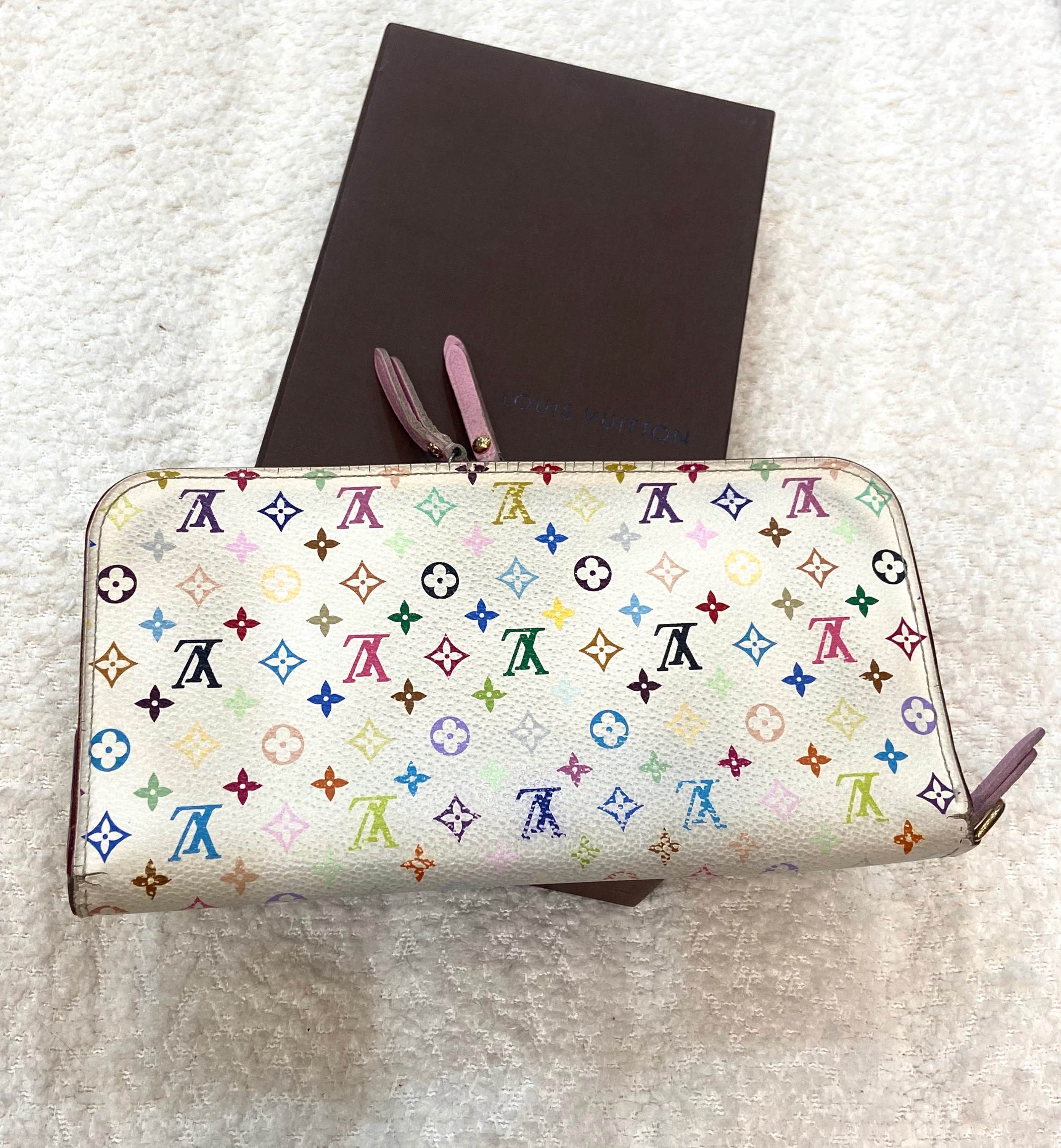 LOUIS VUITTON MULTICOLOR INSOLITE WALLET PINK