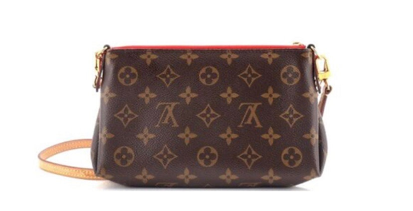 LOUIS VUITTON  MONOGRAM PALLAS CROSSBODY BAG CHERRY
