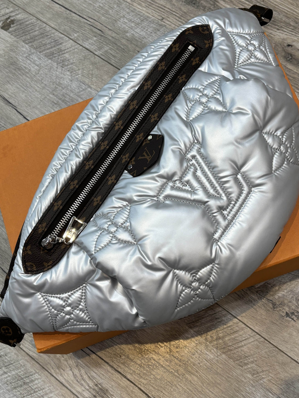 LOUIS VUITTON PILLOW QUILTED MONOGRAM ECONYL BUMBUG