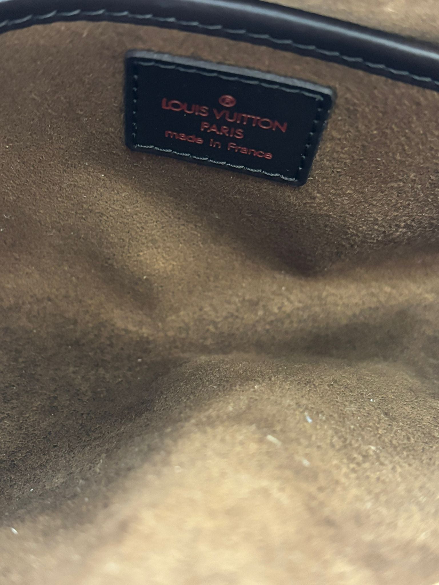 LOUIS VUITTON POCHETTE SAINT LOUIS DAMIER EBENE CLUTCH