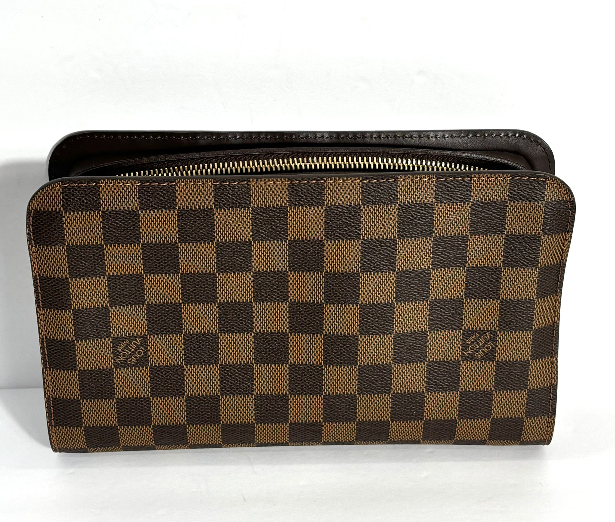 LOUIS VUITTON POCHETTE SAINT LOUIS DAMIER EBENE CLUTCH