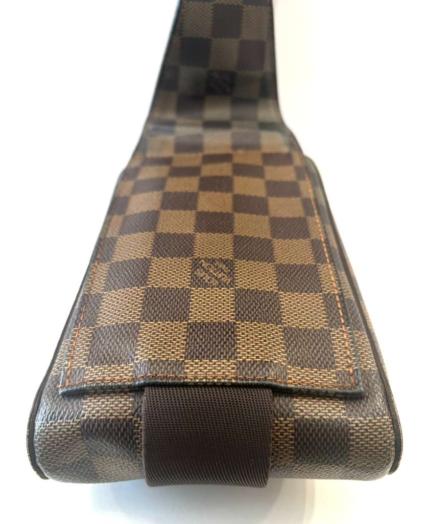 LOUIS VUITTON VINTAGE DAMIER EBENE GERONIMOS SLING BAG