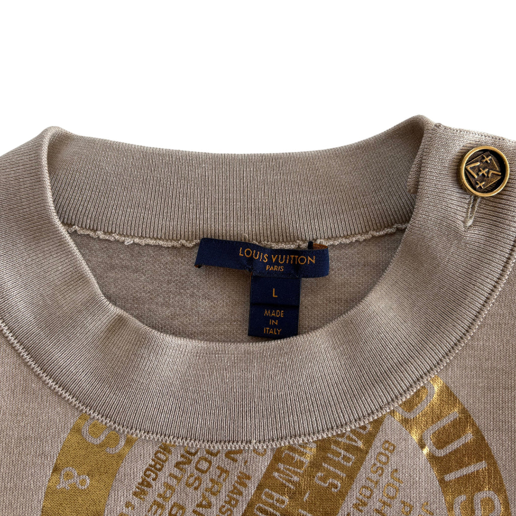 Louis Vuitton 'Trunks & Bags' Sweatshirt - Women's L