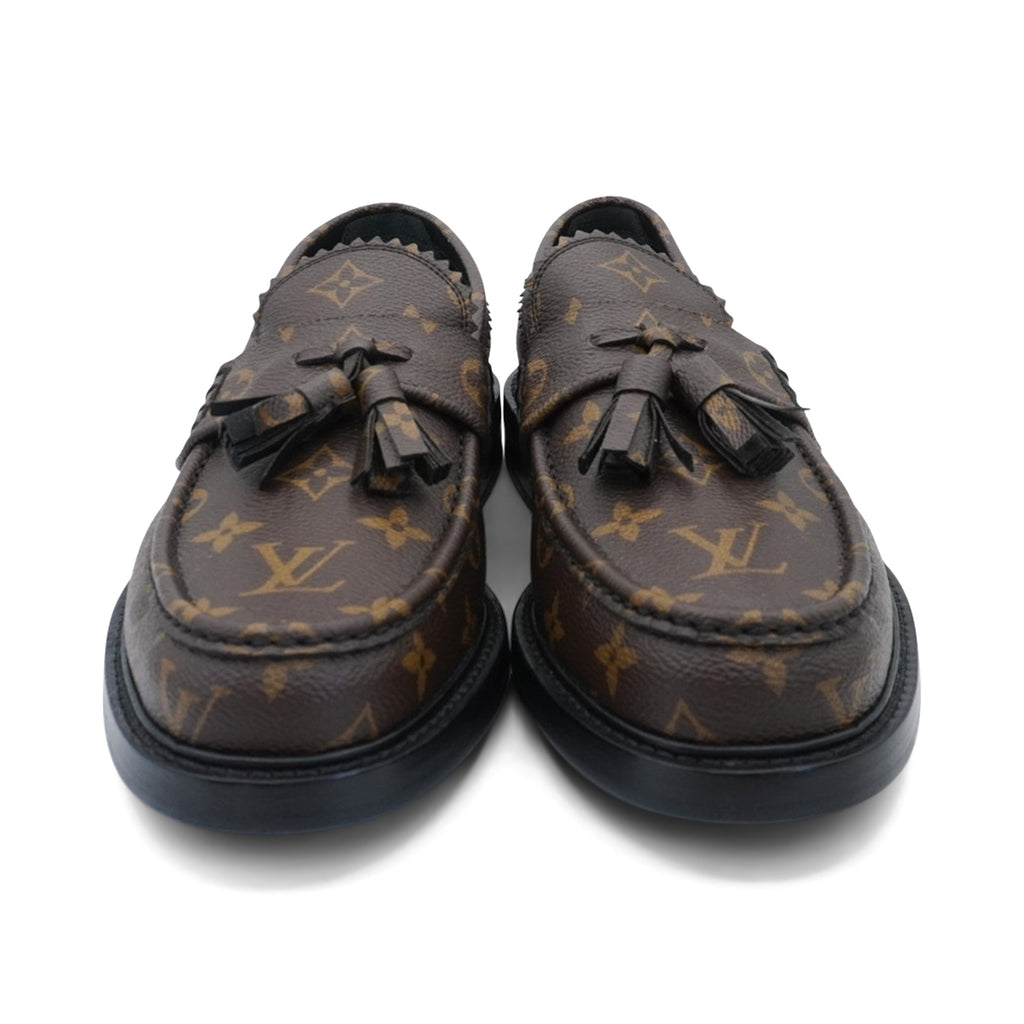 Louis Vuitton 'Voltaire' Monogram Loafers - Men's 8