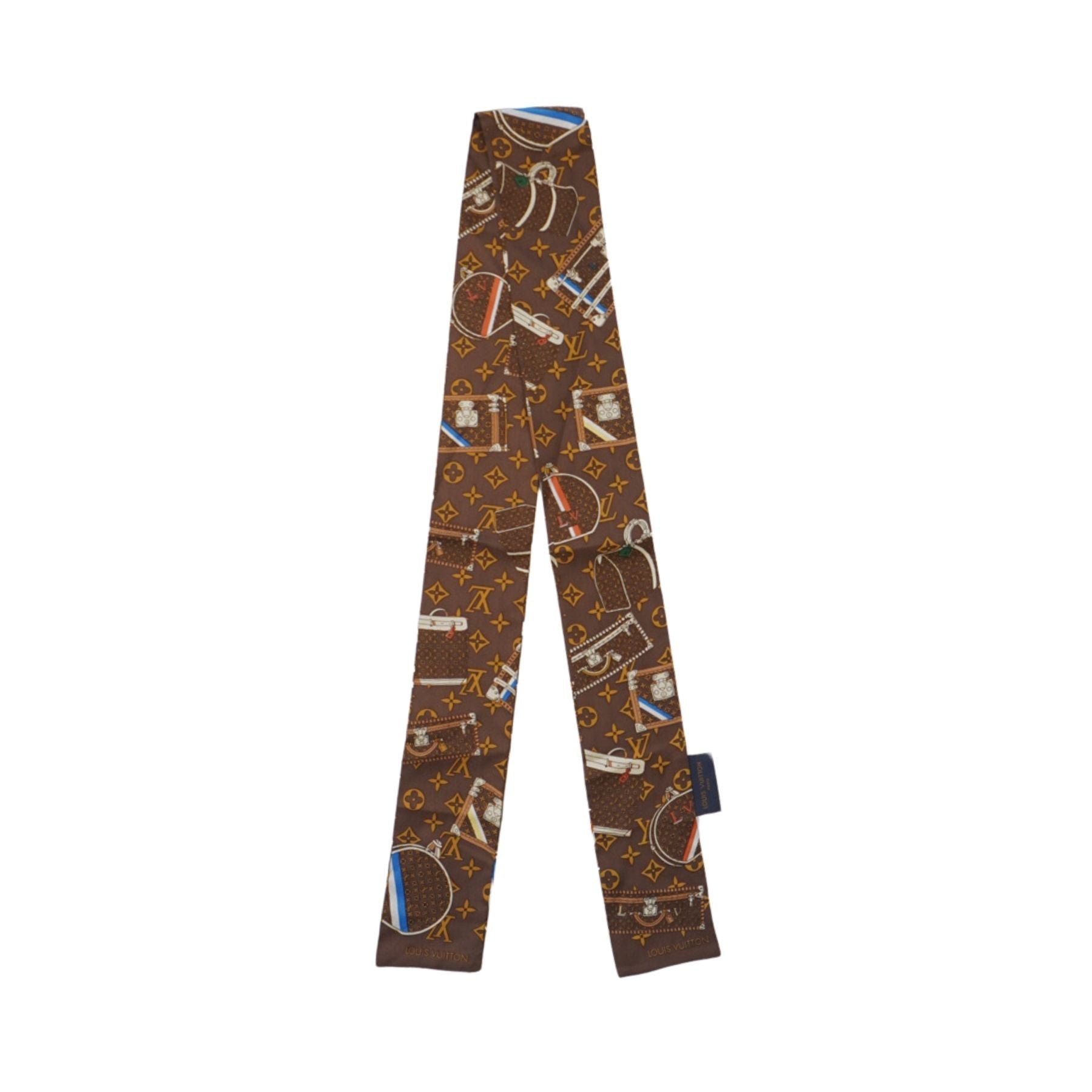 Louis Vuitton 'Trunks' Bandeau Scarf