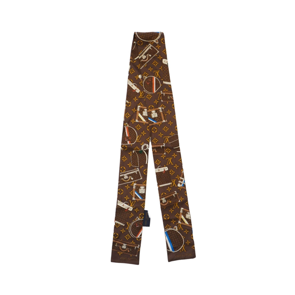 Louis Vuitton 'Trunks' Bandeau Scarf