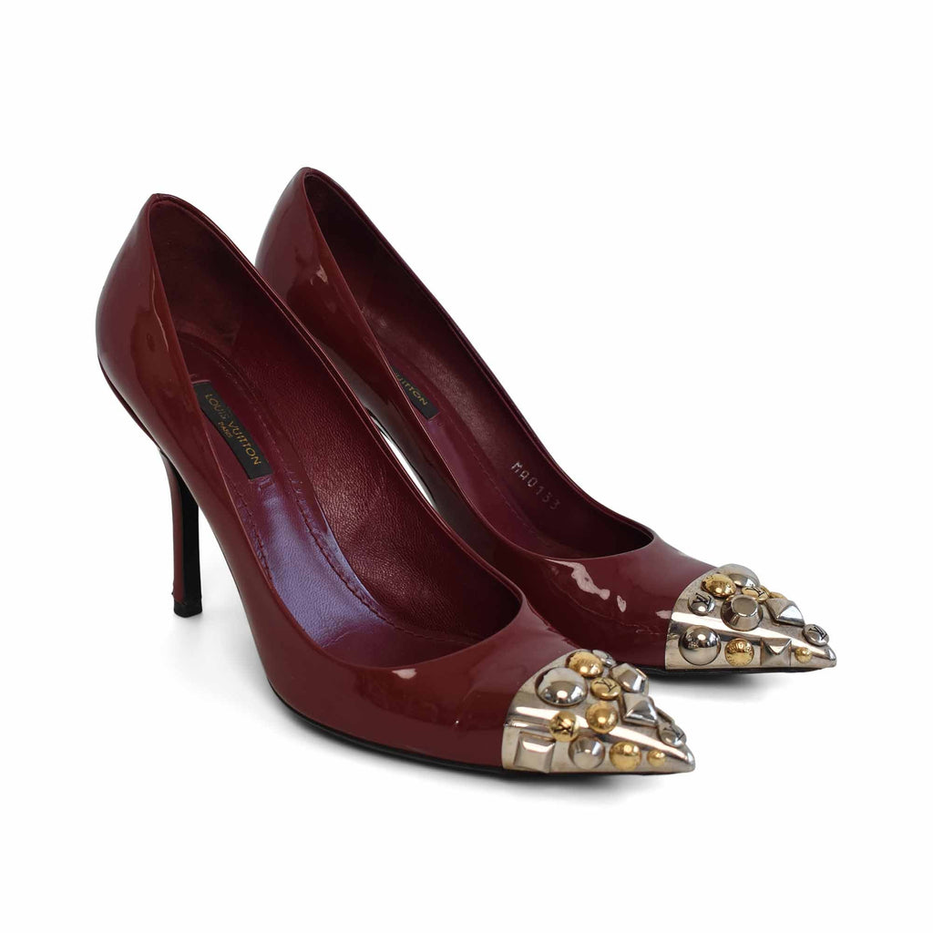 Louis Vuitton 'Bernice' Studded Pumps - Women's 38