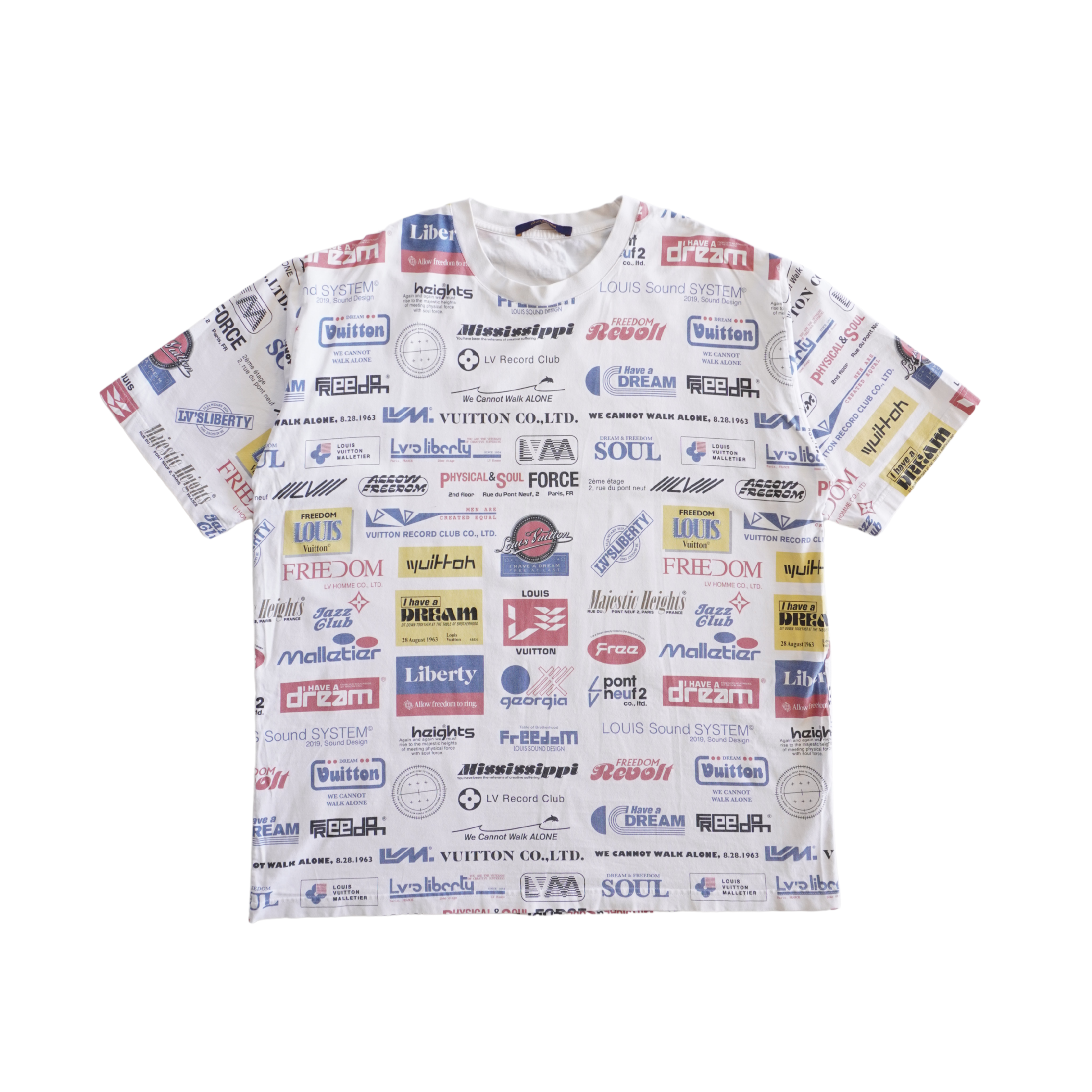 Louis Vuitton 'Logomania' T-Shirt - Men's 5L