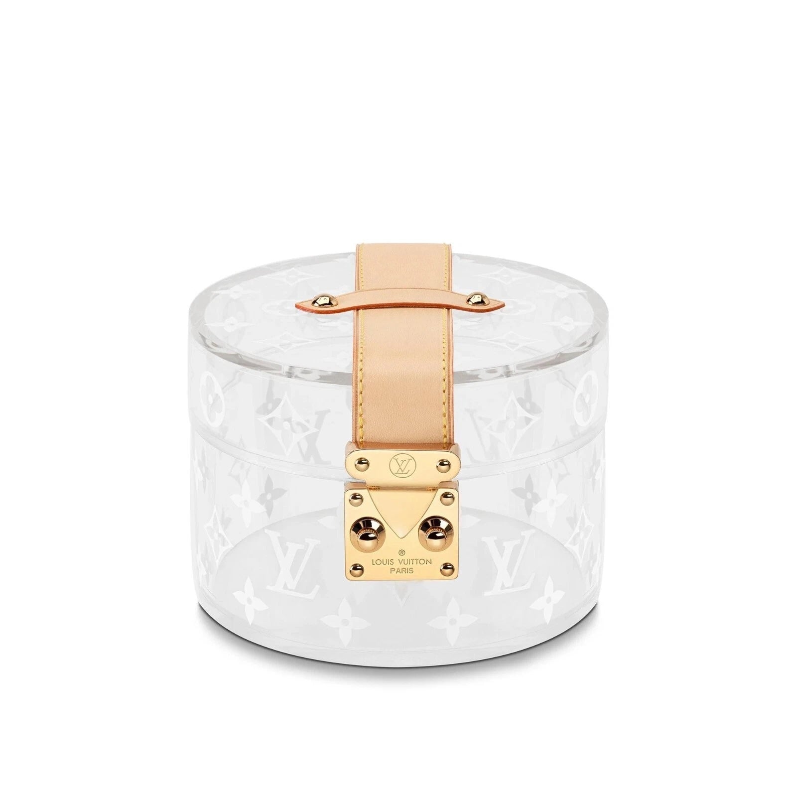 LOUIS VUITTON CLEAR MONOGRAM PRINT SCOTT BOX CASE