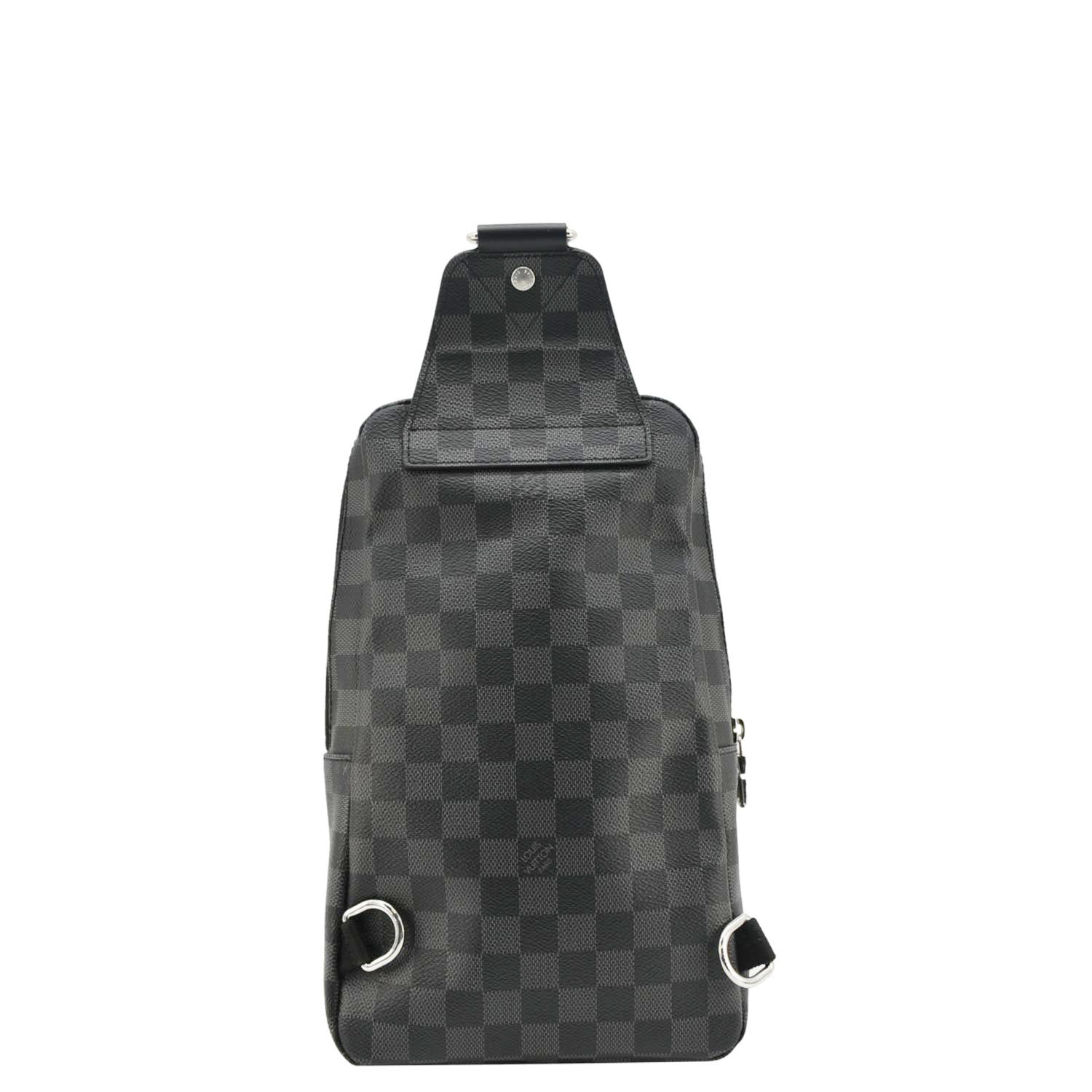 LOUIS VUITTON Avenue Sling Damier Graphite Backpack Bag Black