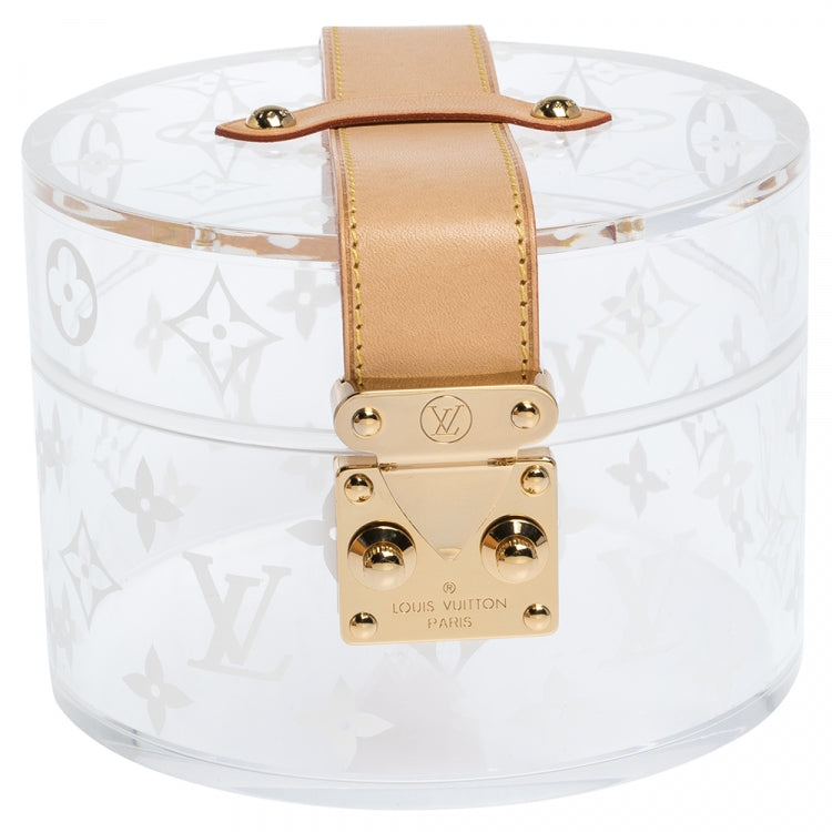 LOUIS VUITTON CLEAR MONOGRAM PRINT SCOTT BOX CASE