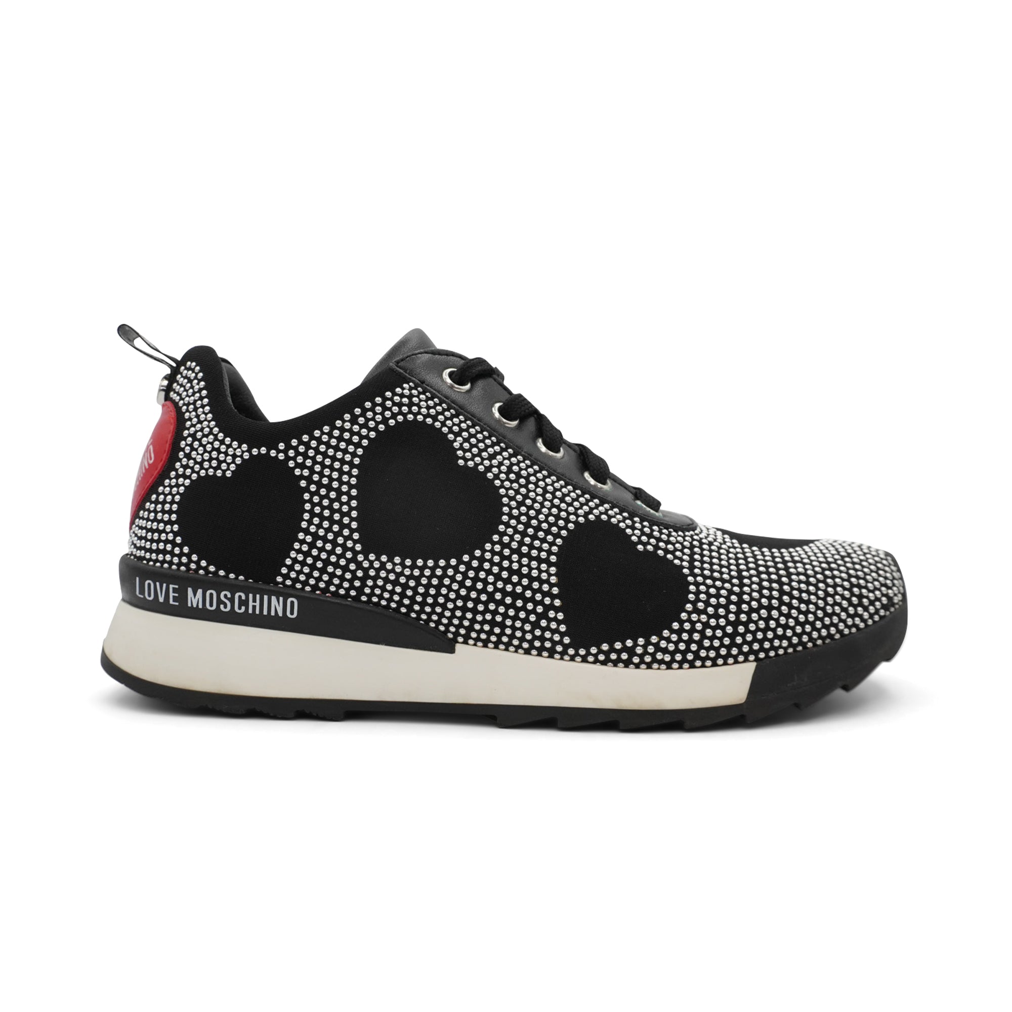 Love Moschino 'Heart Stud' Sneakers - Women's 37