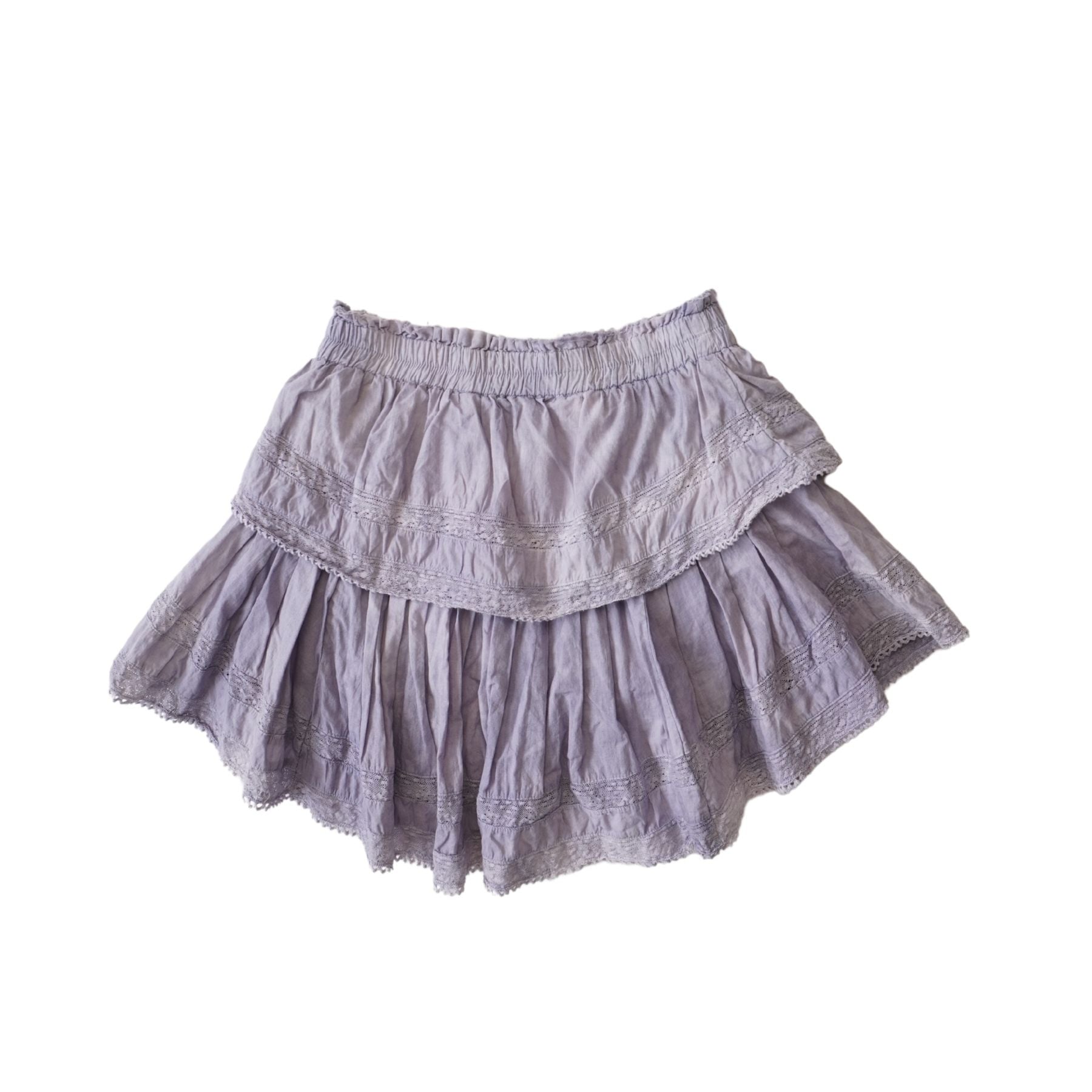 LoveShackFancy Ruffle Mini Skirt - Women's XS