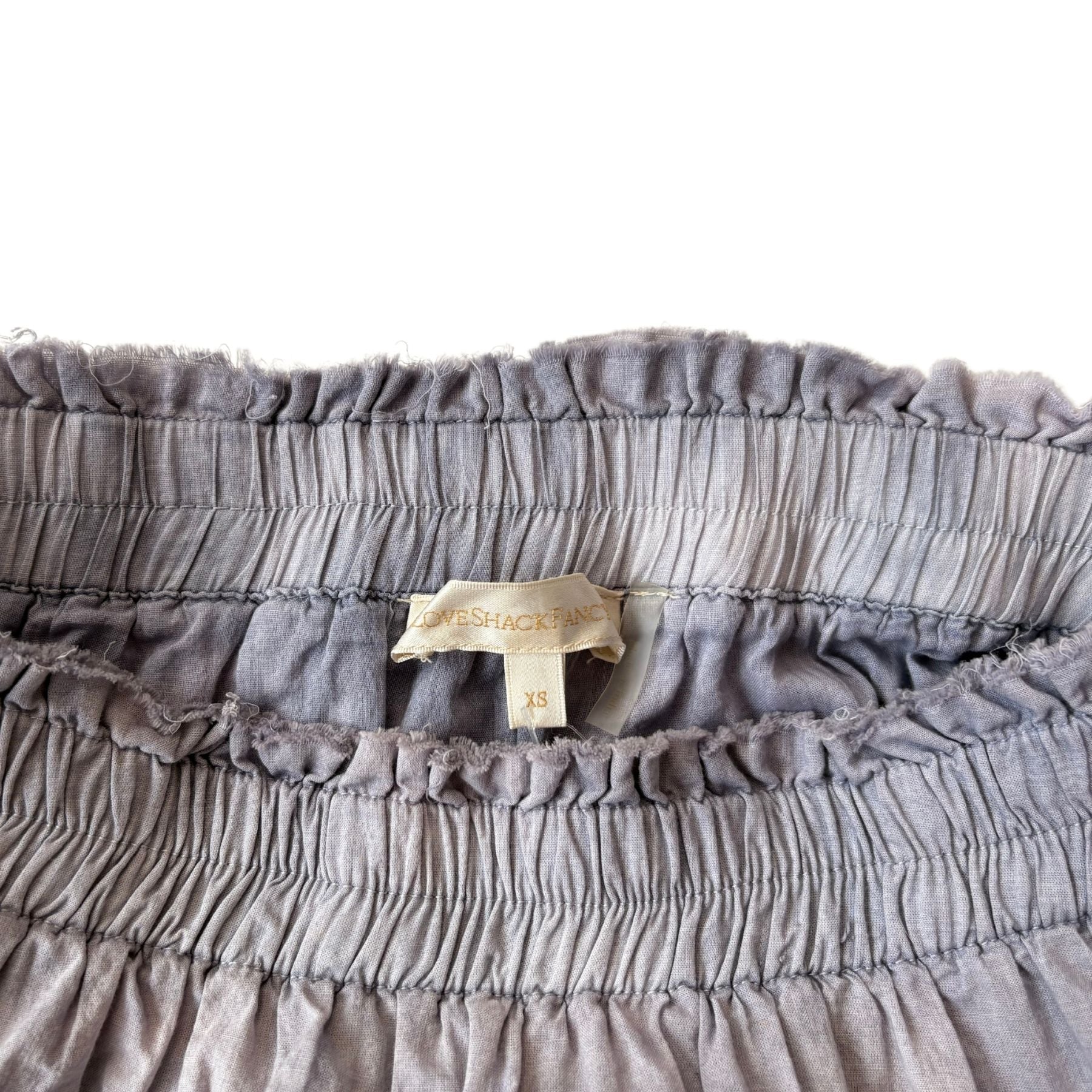 LoveShackFancy Ruffle Mini Skirt - Women's XS