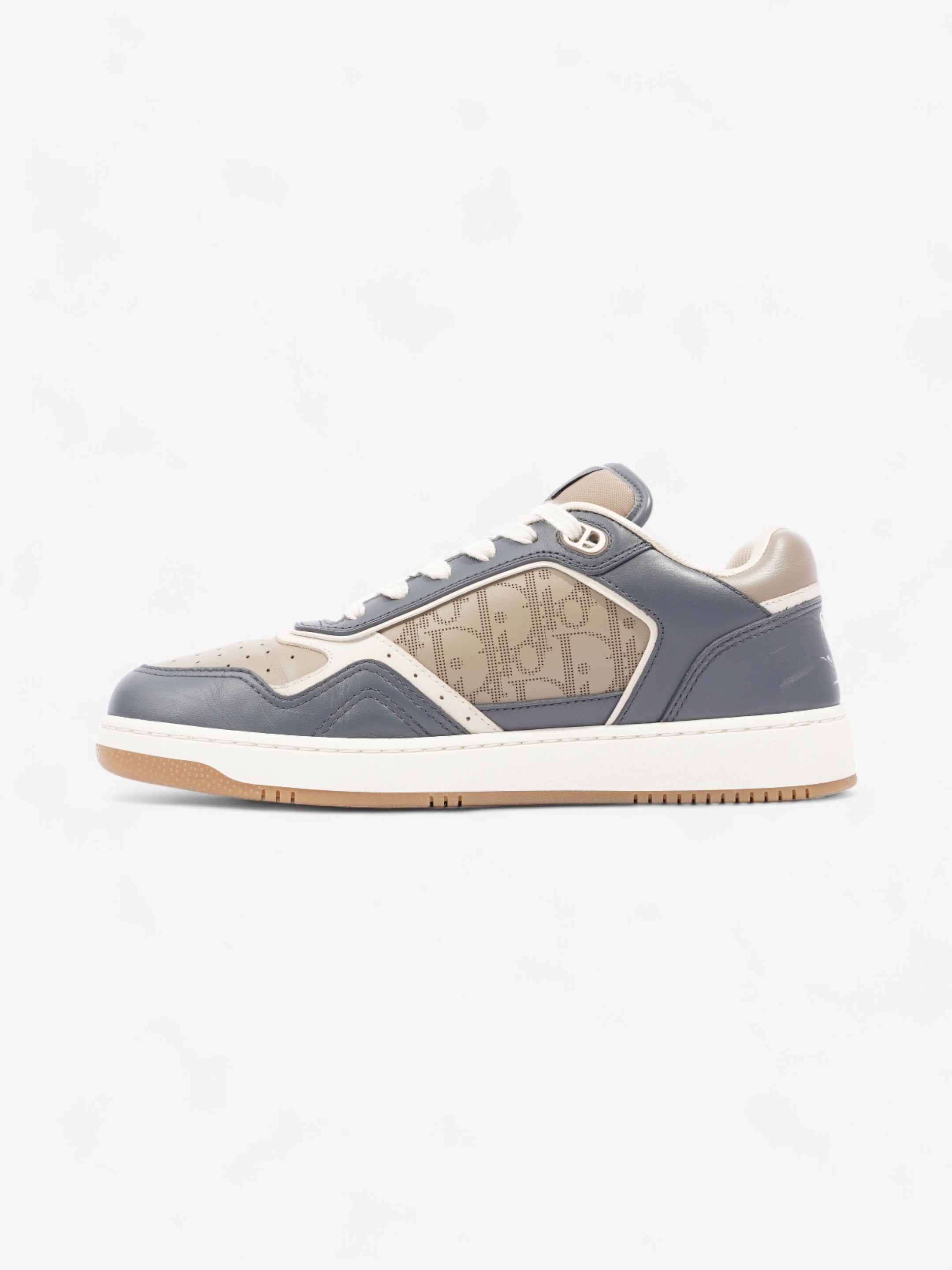 Christian Dior B27 Navy / Brown / White Leather EU 41 UK 7