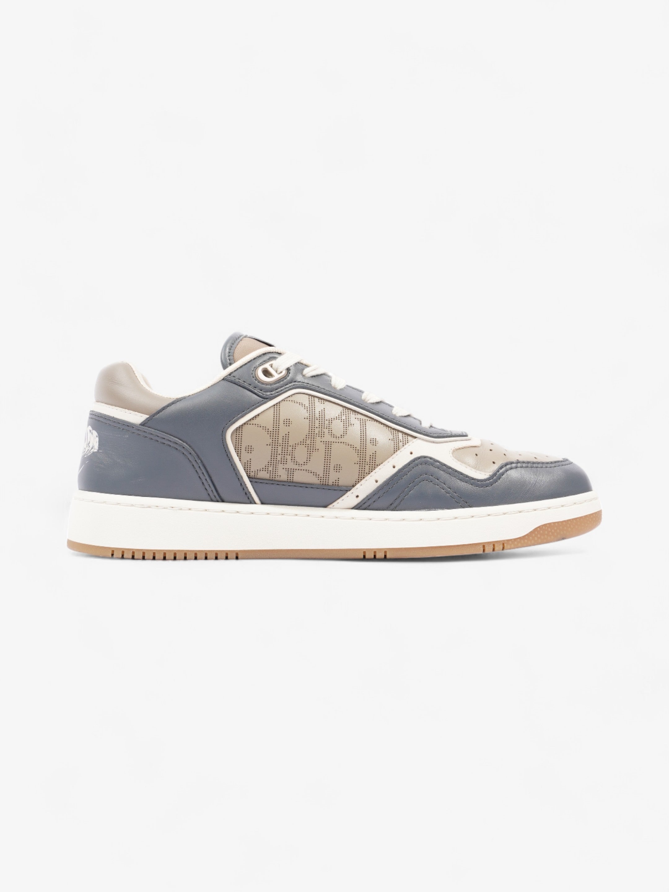 Christian Dior B27 Navy / Brown / White Leather EU 41 UK 7