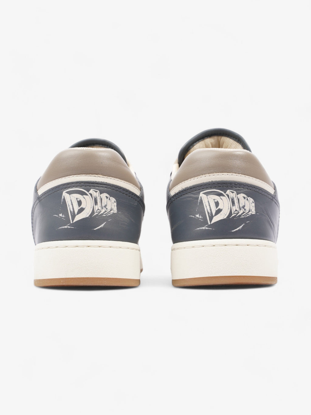 Christian Dior B27 Navy / Brown / White Leather EU 41 UK 7