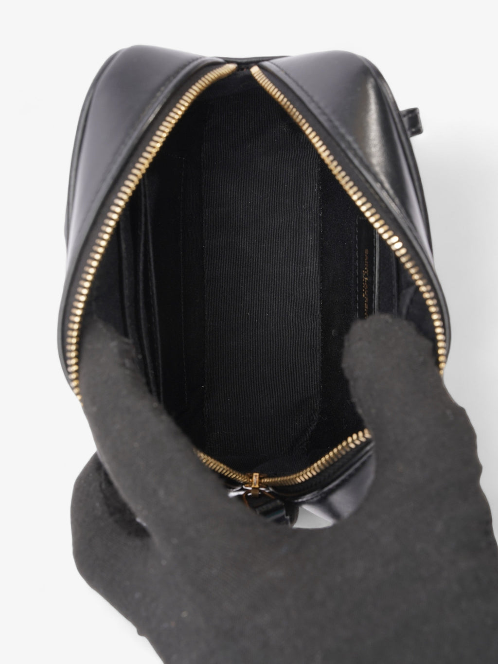 Saint Laurent Lou Belt Bag Black Calfskin Leather