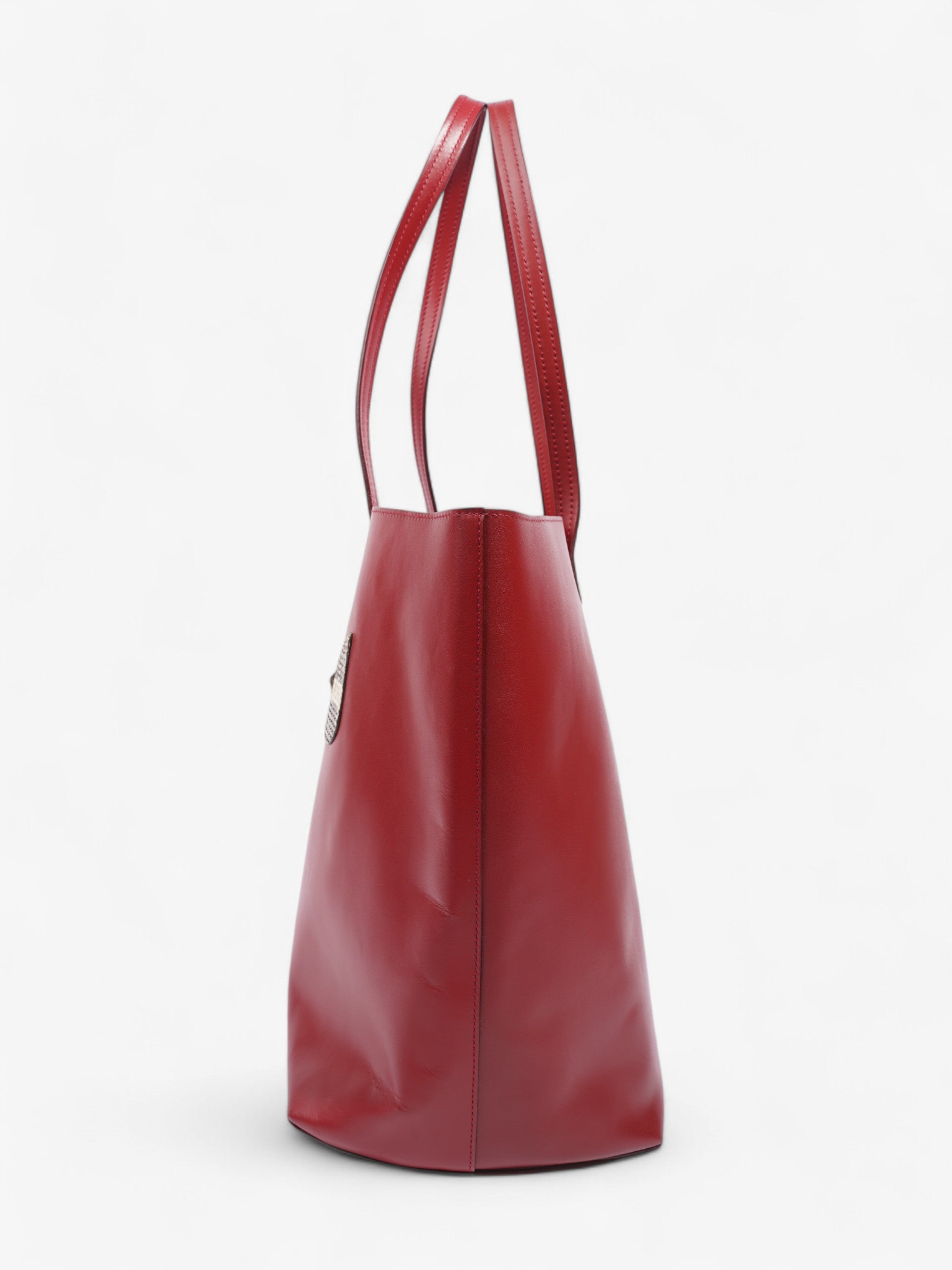 Fendi Monster Eye Tote Red / Snake Leather