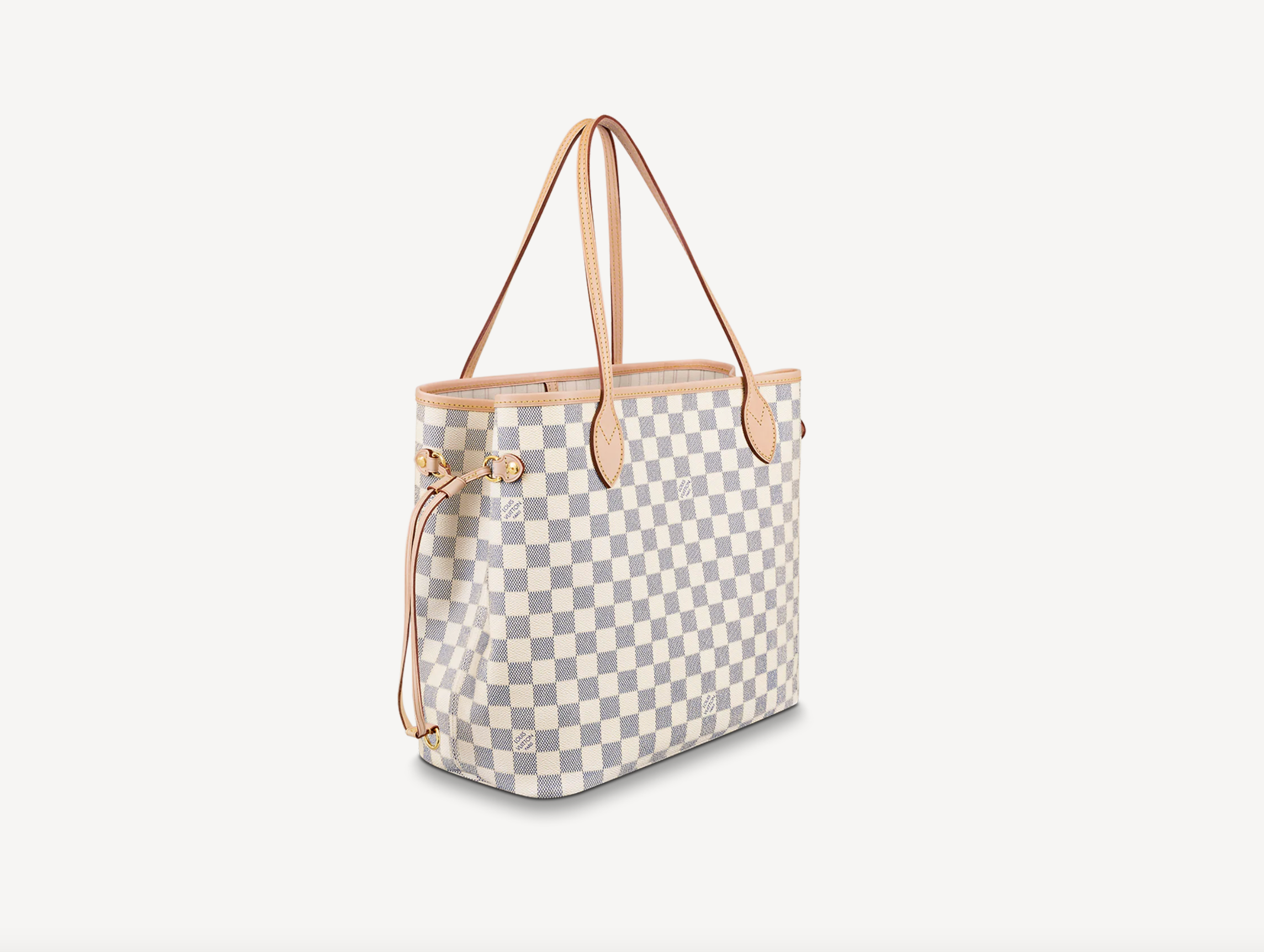 LOUIS VUITTON DAMIER AZUR NEVERFULL MM TOTE BAG