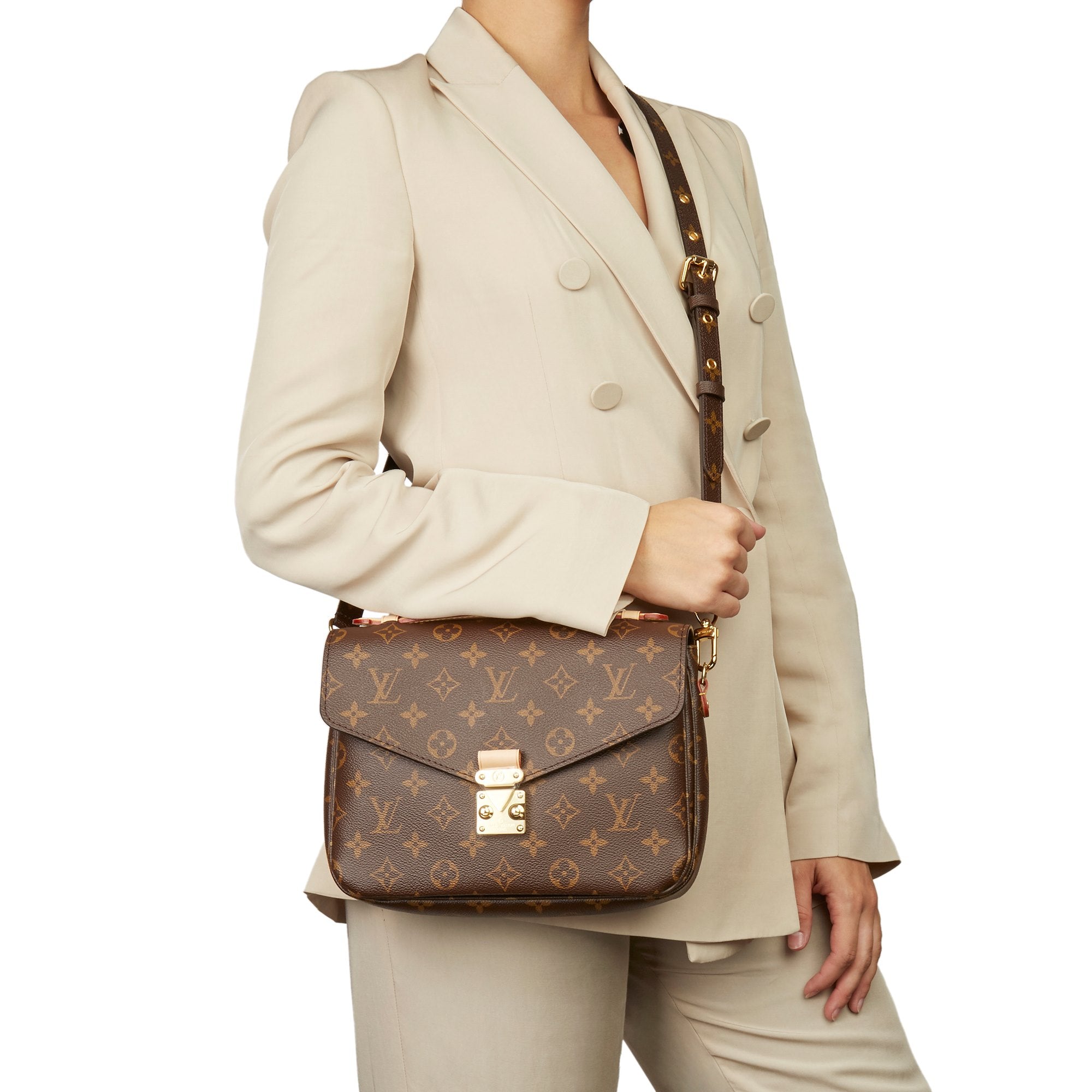LOUIS VUITTON MONOGRAM POCHETTE  MÉTIS CROSSBODY BAG