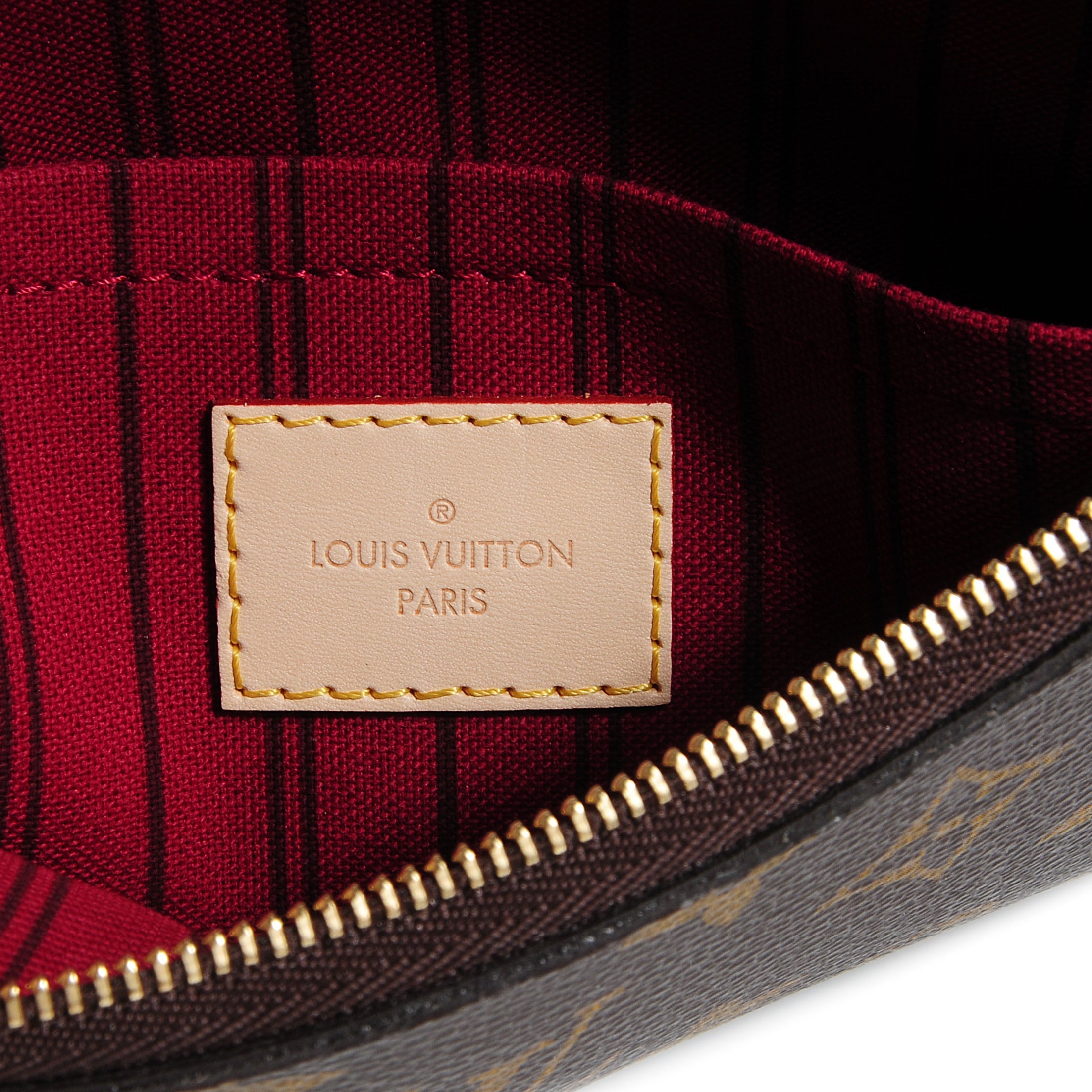 LOUIS VUITTON MONOGRAM NEVERFULL MM GM POCHETTE