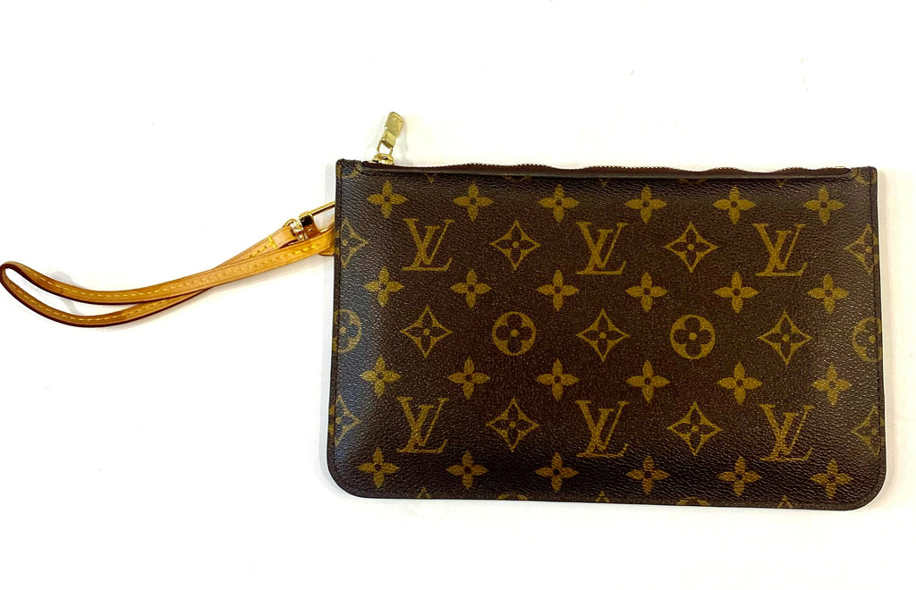LOUIS VUITTON MONOGRAM NEVERFULL POCHETTE WRISTLET