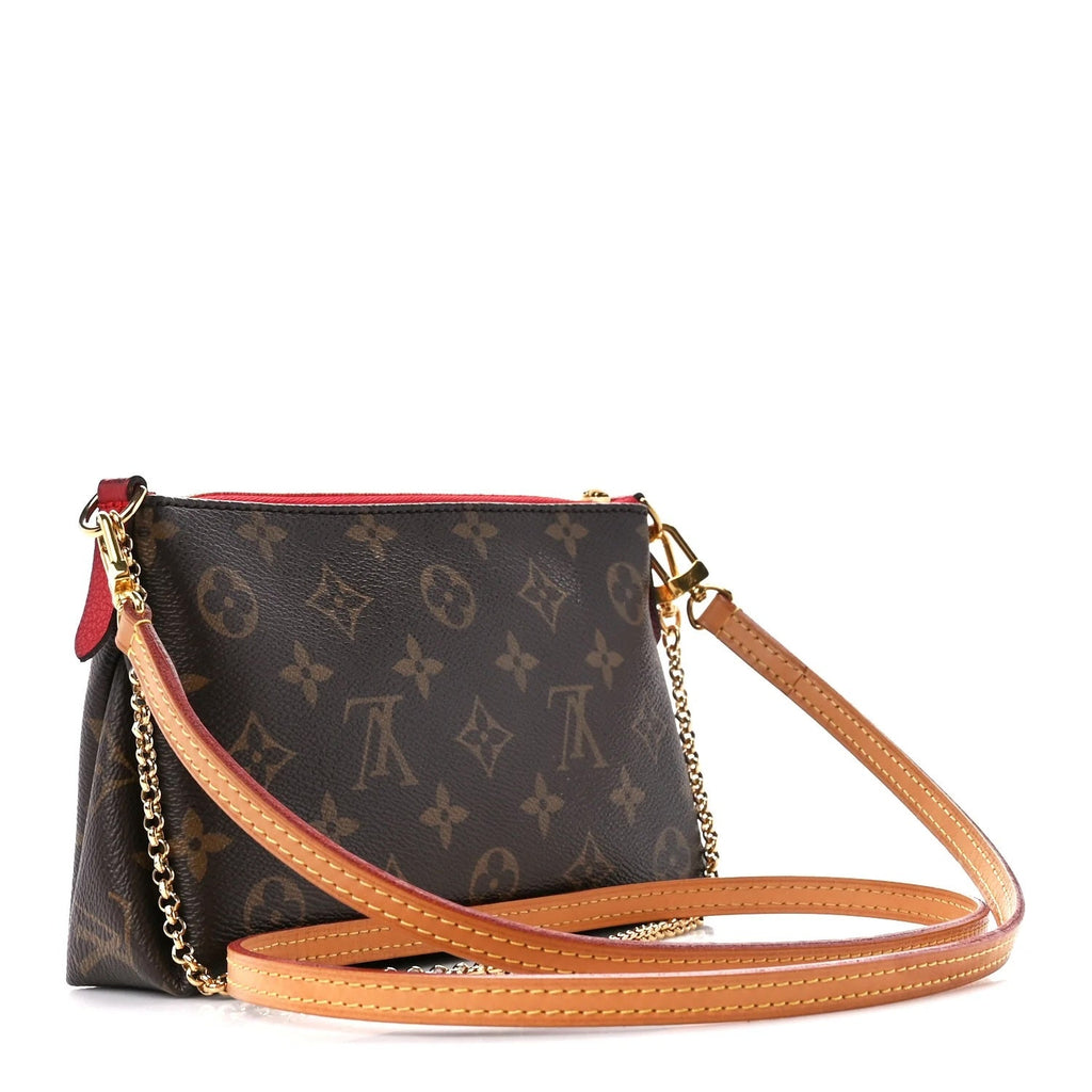 LOUIS VUITTON  MONOGRAM PALLAS CROSSBODY BAG CHERRY